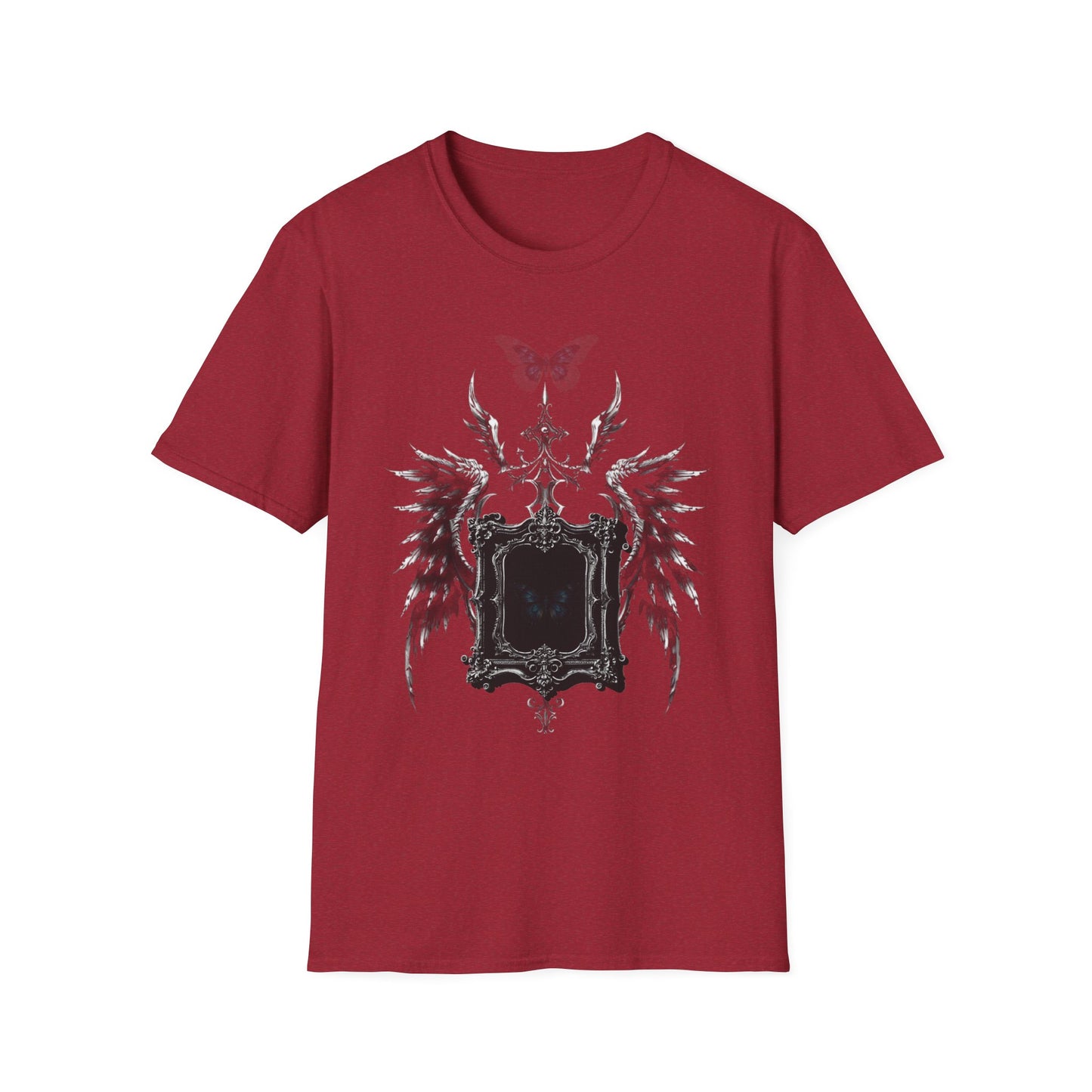 Gothic Angel Wings T-Shirt, Unisex Graphic Tee