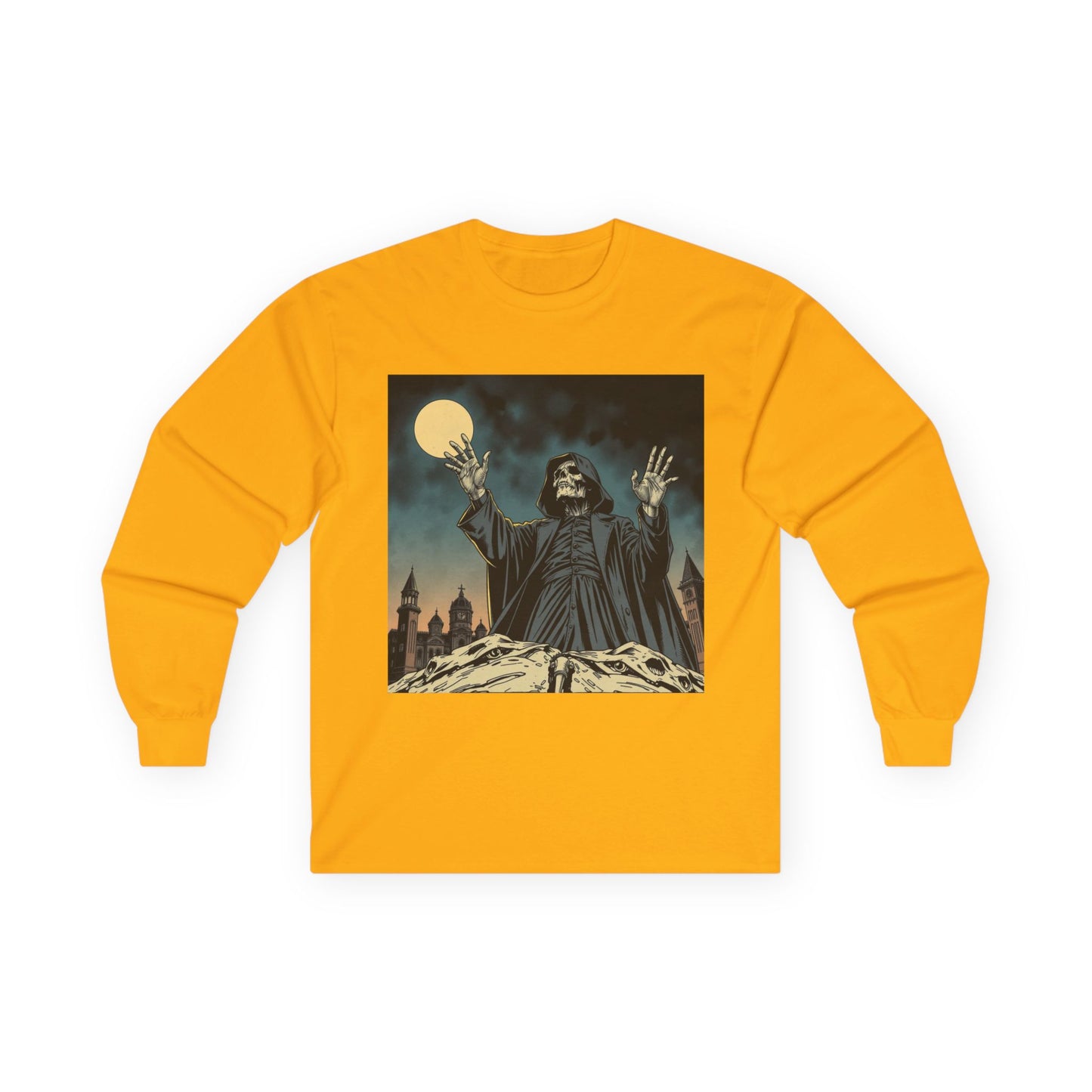 Skelly Goth Moonlit Ensemble Long Sleeve Tee