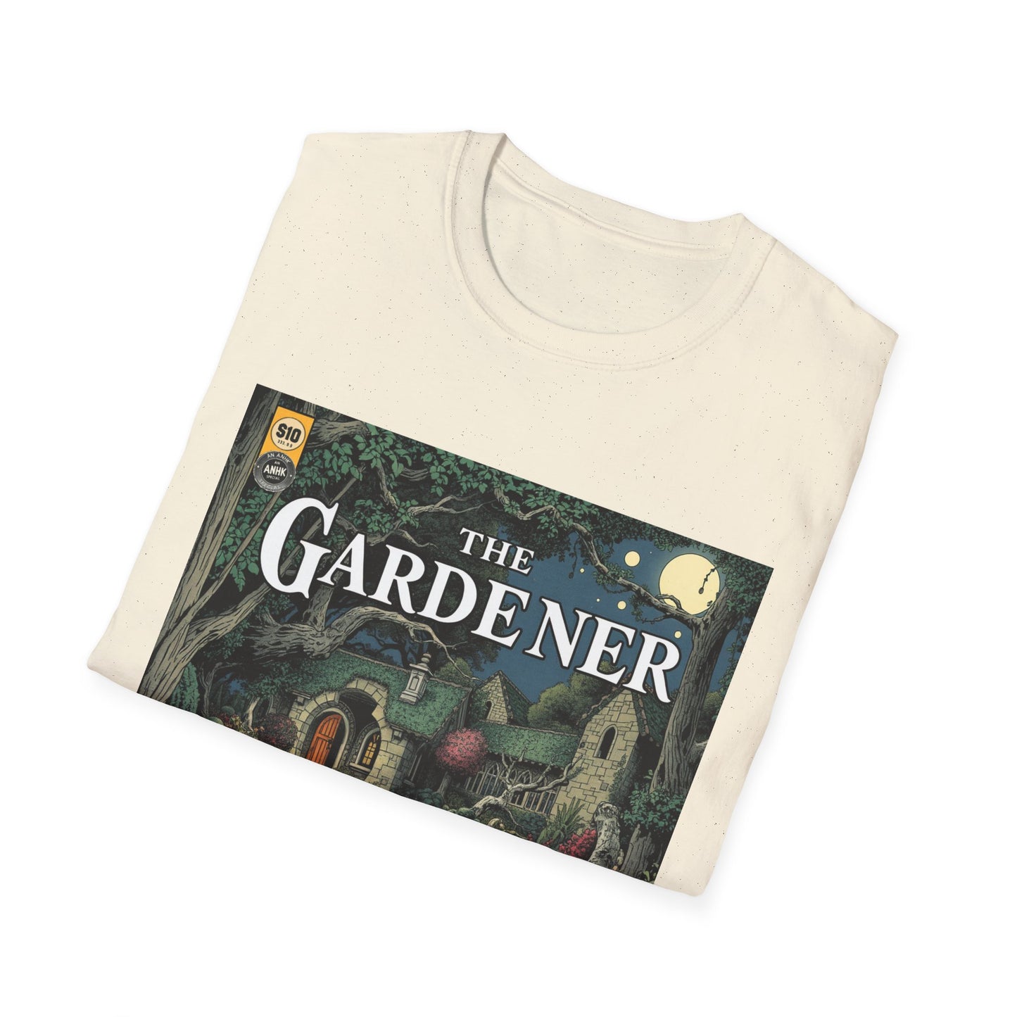 Vintage Comic Cover 'The Gardener' Unisex Softstyle T-Shirt