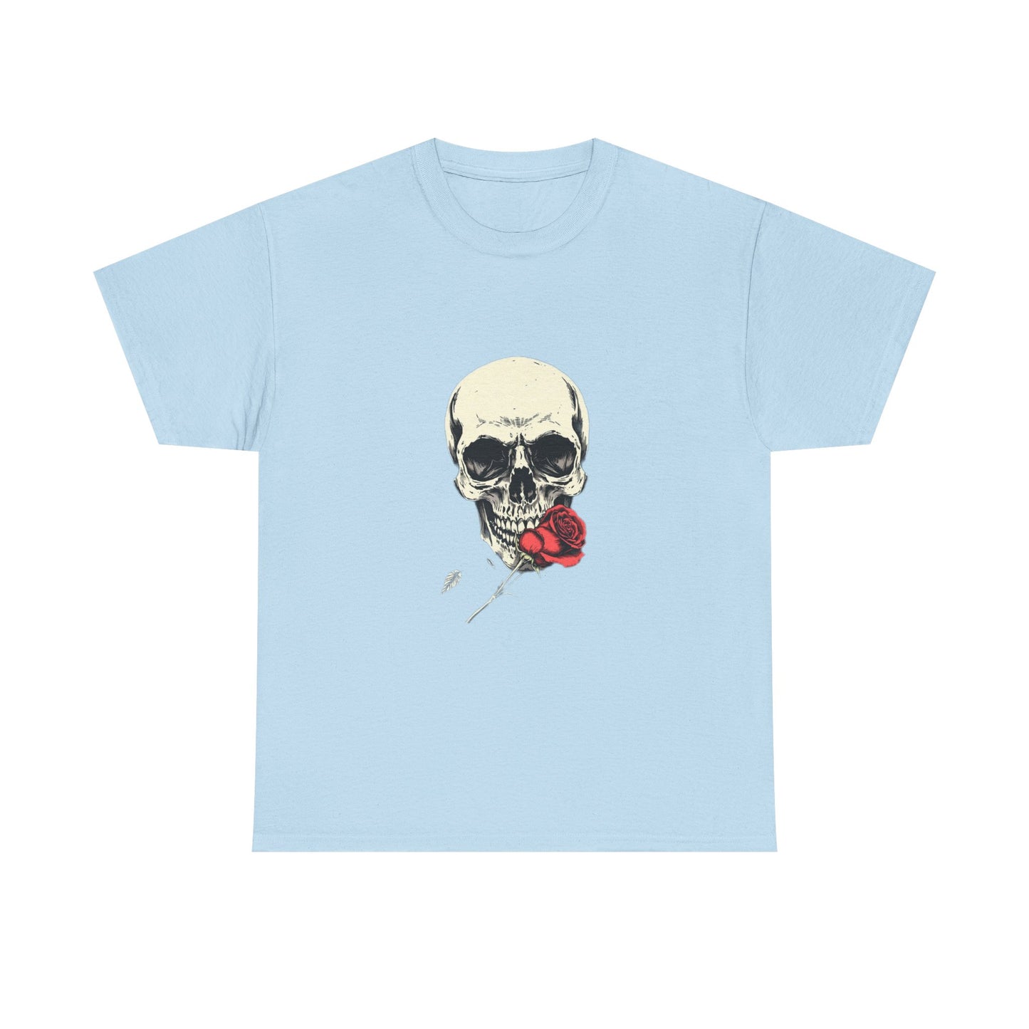 Gothic Y2k Skull Rose Unisex Tee