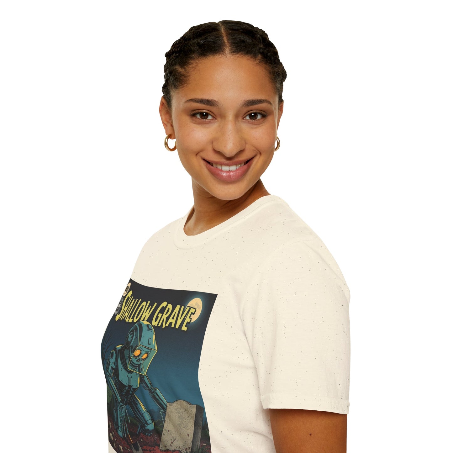 Vintage Comic Cover Shallow Grave Graphic T-Shirt