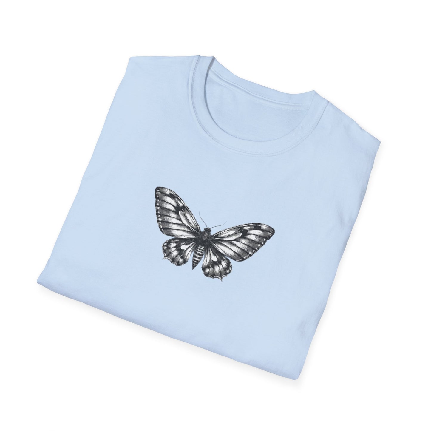 Gothic Y2k Moth Unisex Softstyle T-Shirt