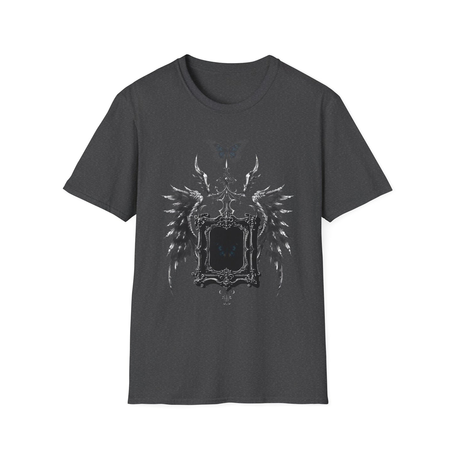 Gothic Angel Wings T-Shirt, Unisex Graphic Tee