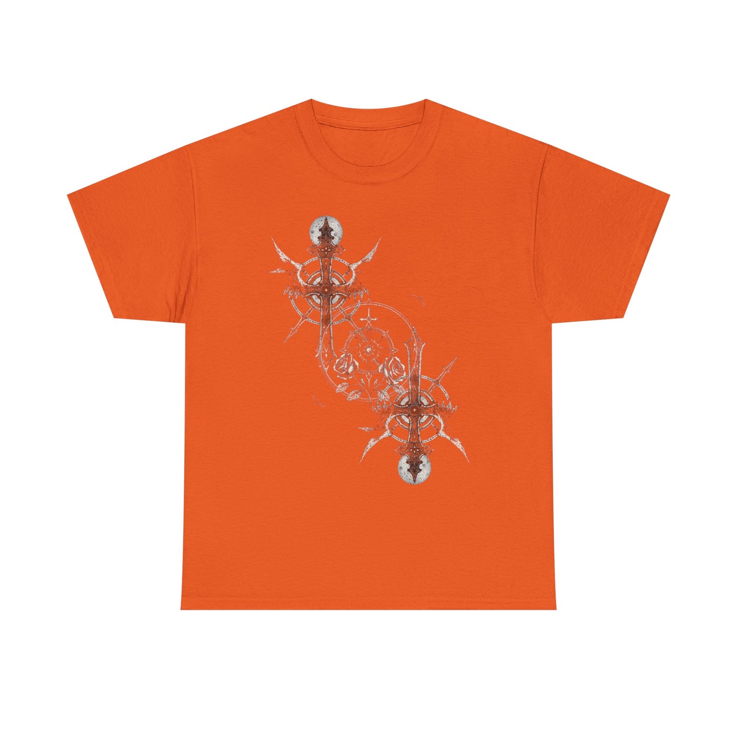 Gothic Y2k Cross Unisex Heavy Cotton Tee
