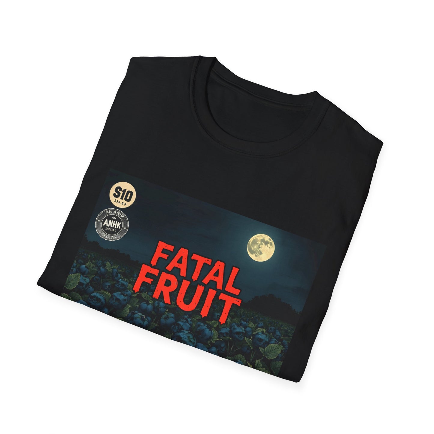 Vintage Comic Cover 'Fatal Fruit' Unisex Softstyle T-Shirt