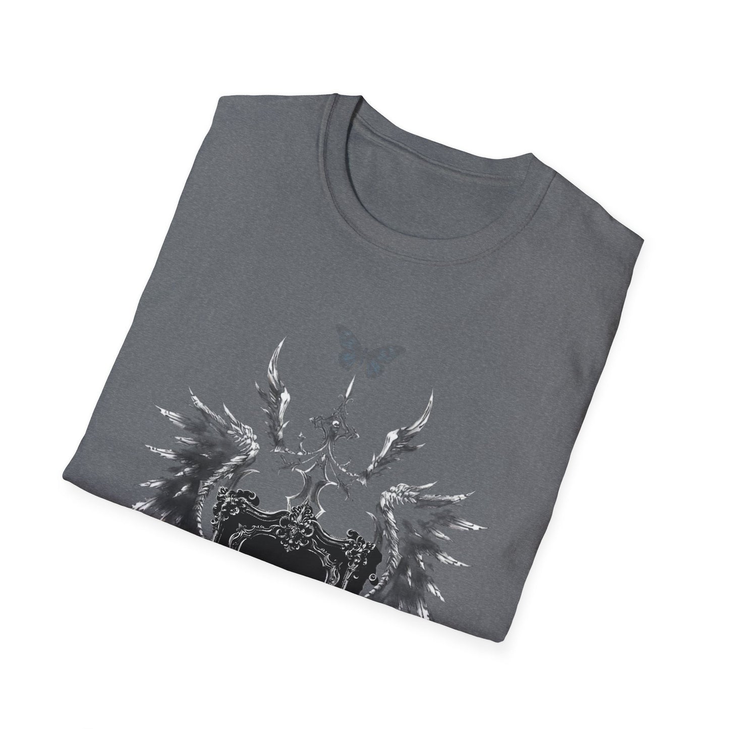 Gothic Angel Wings T-Shirt, Unisex Graphic Tee
