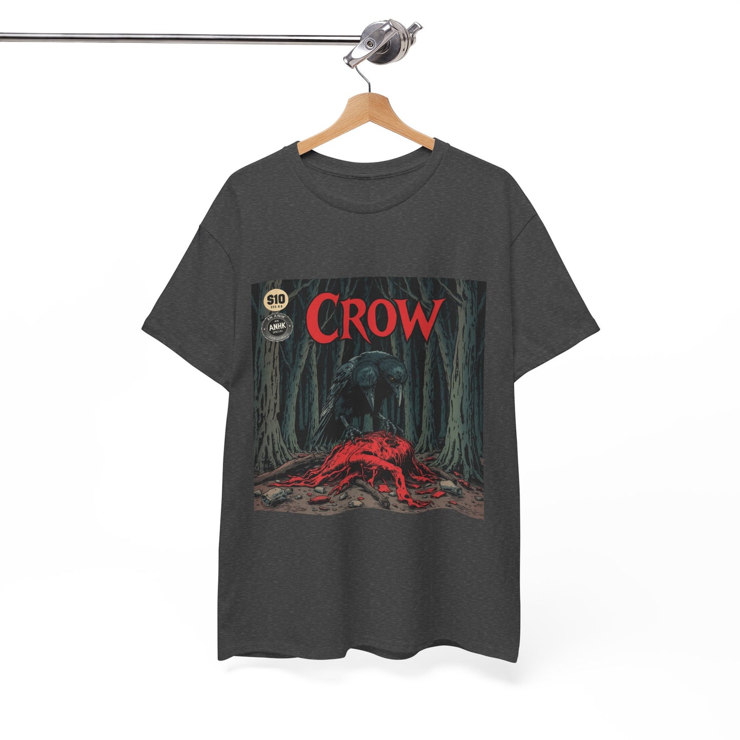 Vintage Comic Cover Crow Graphic Tee