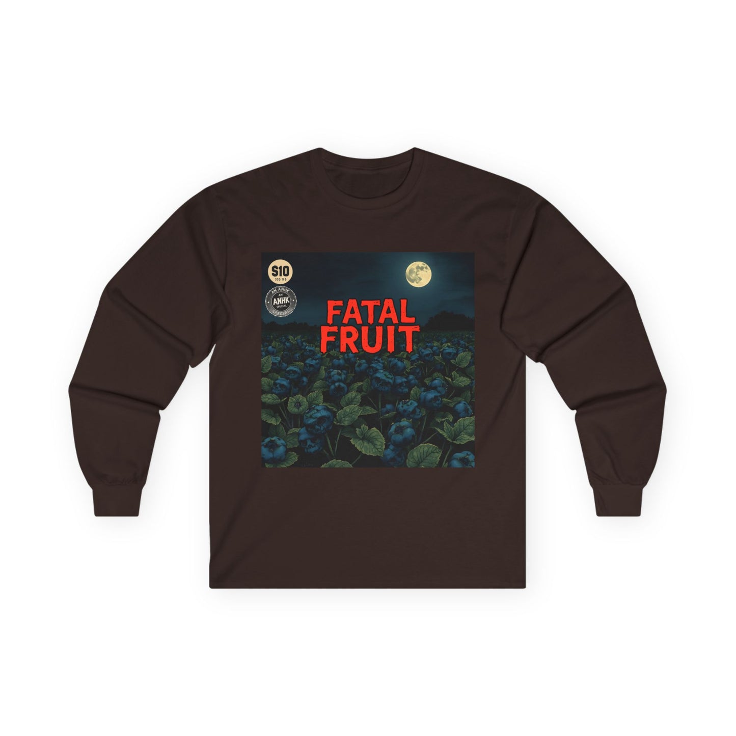 Fatal Fruit Long Sleeve Tee | Unisex Cotton T-Shirt for Casual Wear