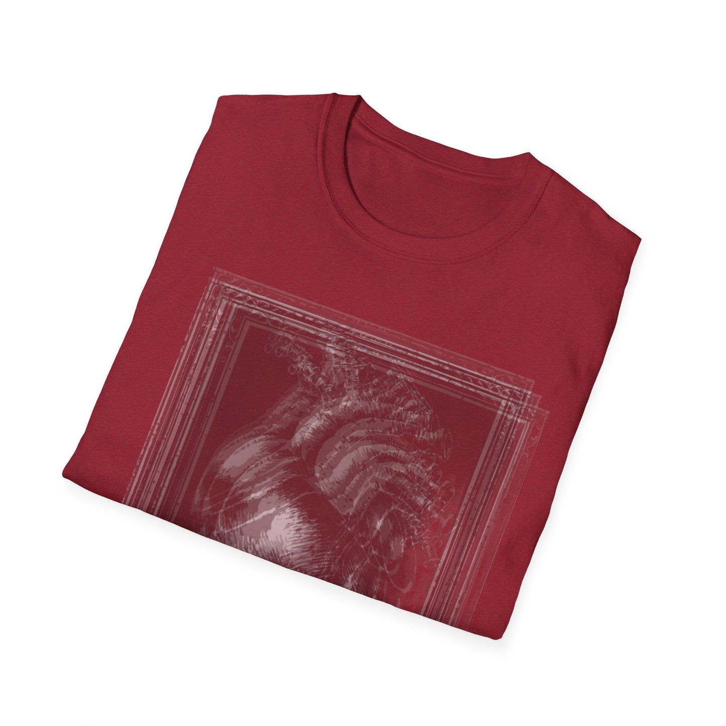 Gothic Y2k Heart-inspired Unisex Softstyle T-Shirt