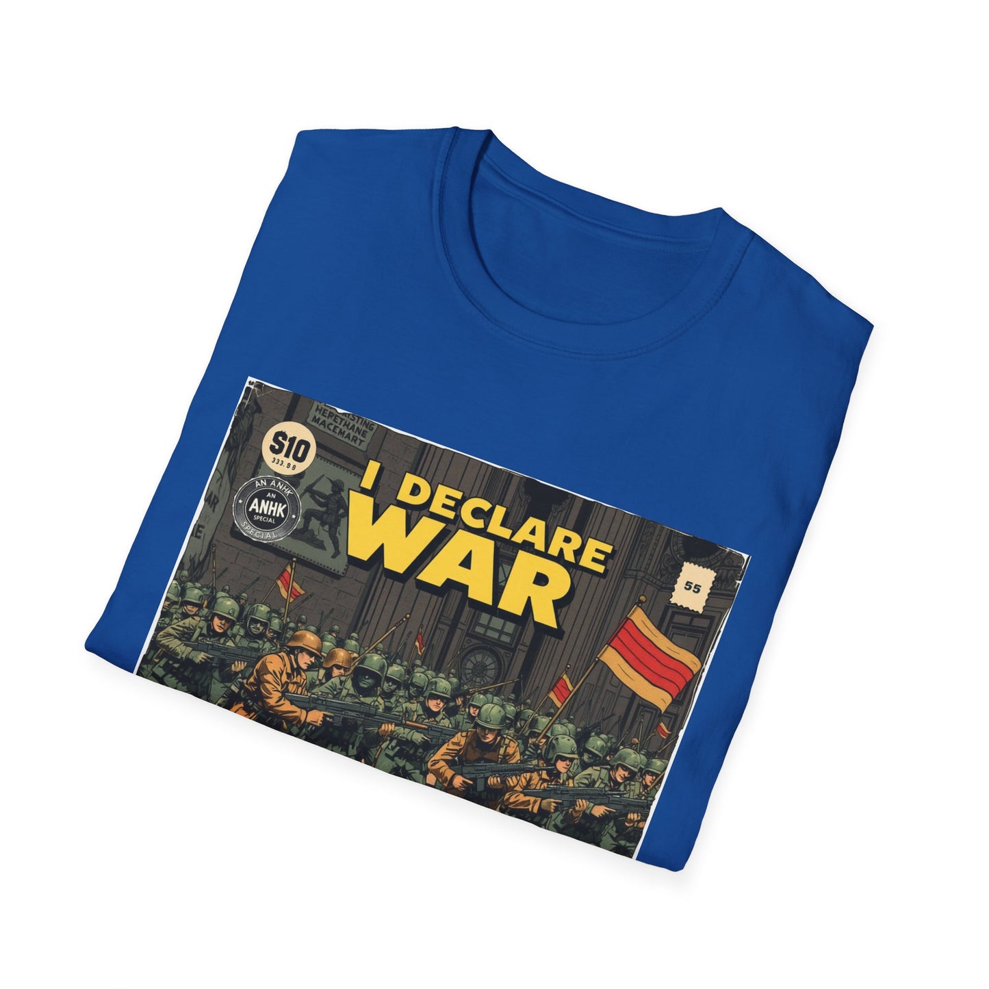 Vintage Comic Cover 'I Declare War' Graphic T-Shirt