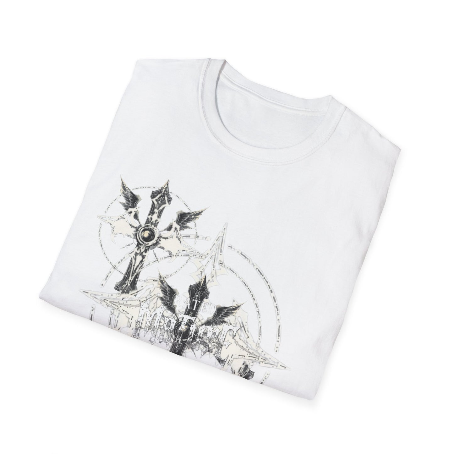 Gothic Y2k Graphic Unisex Softstyle T-Shirt