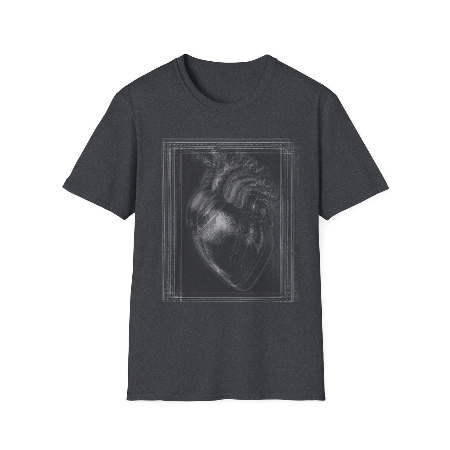 Gothic Y2k Heart-inspired Unisex Softstyle T-Shirt