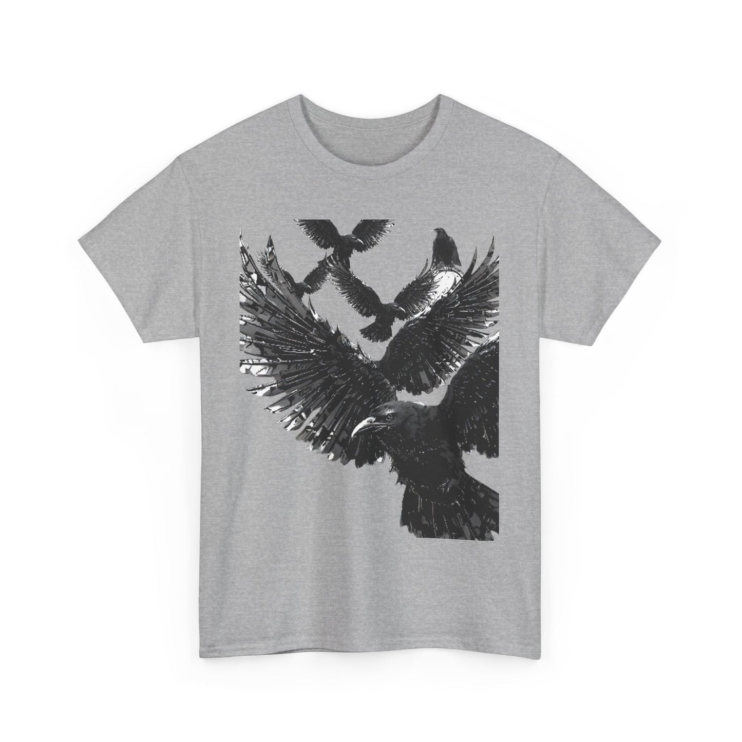 Gothic Raven Crow Graphic Tee