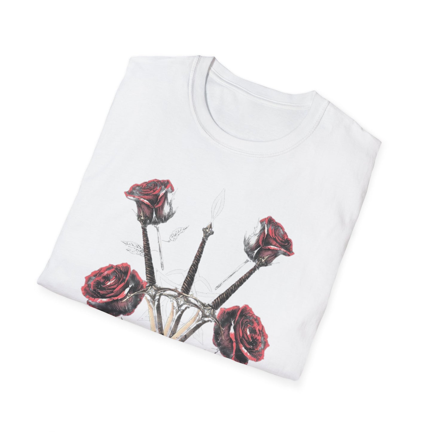Gothic Y2k Rose & Sword Unisex T-Shirt