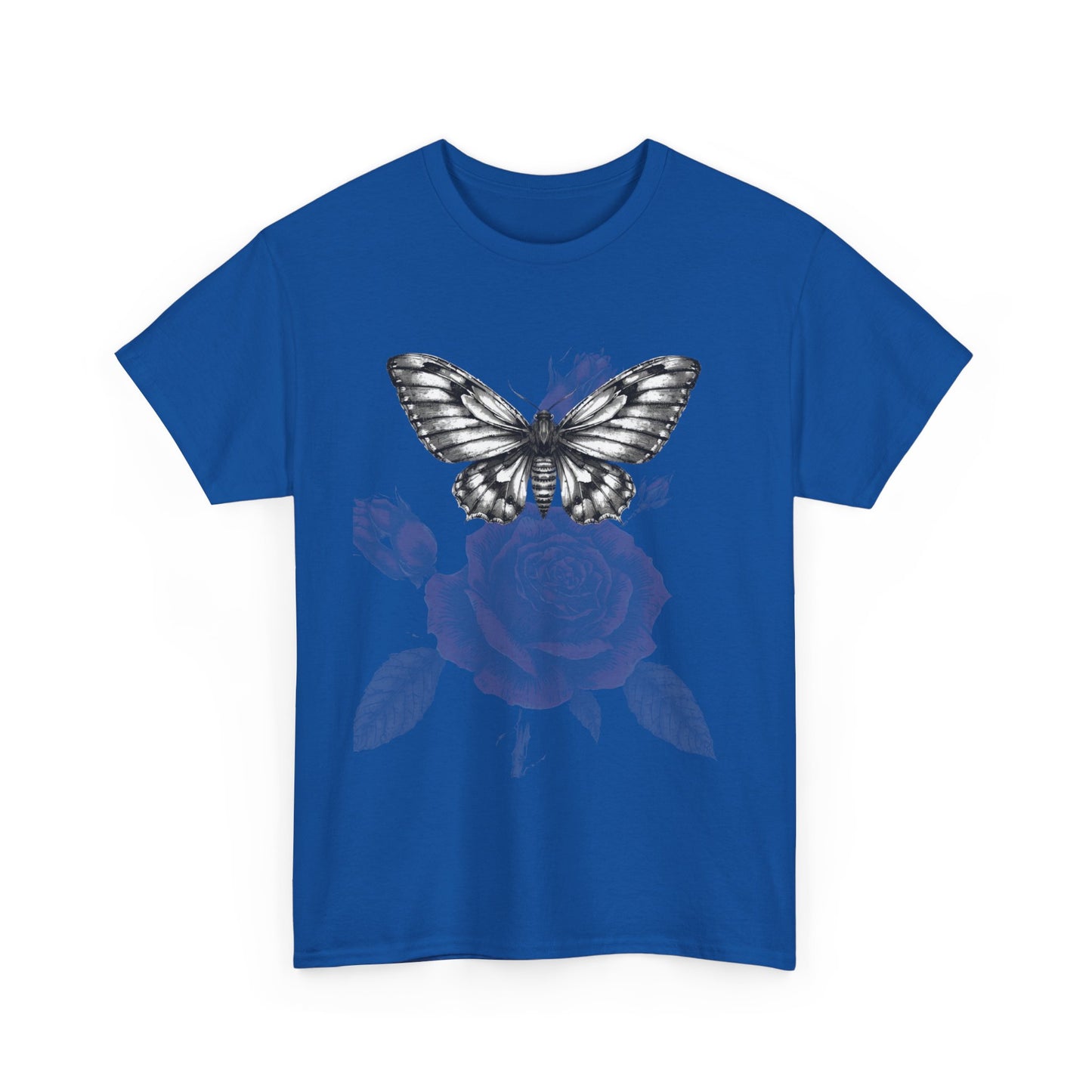 Gothic Y2k Butterfly Graphic Unisex Heavy Cotton Tee