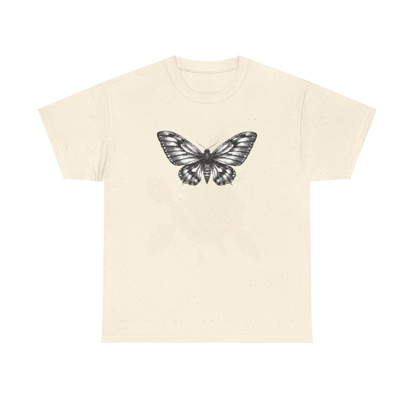 Gothic Y2k Butterfly Graphic Unisex Heavy Cotton Tee