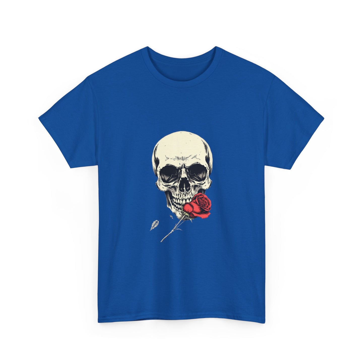 Gothic Y2k Skull Rose Unisex Tee