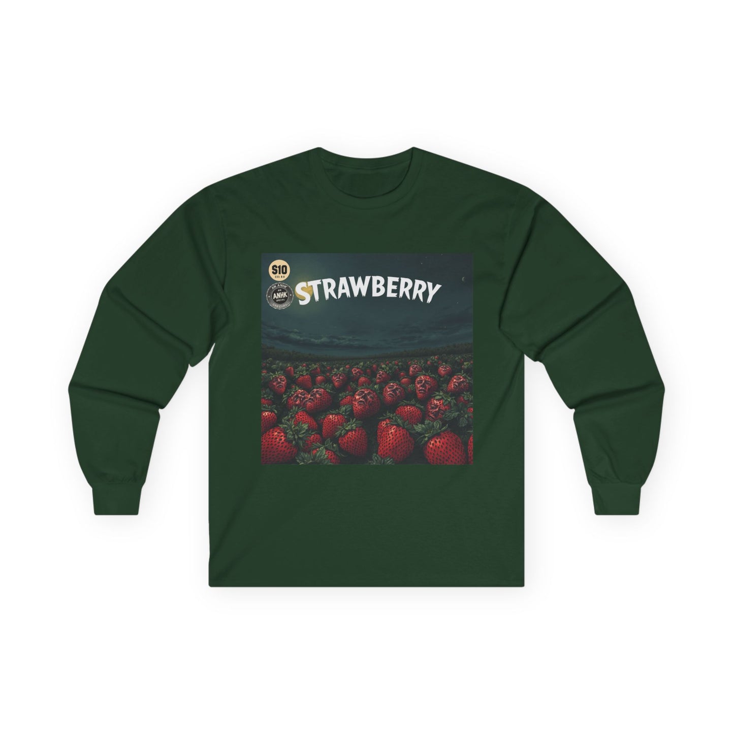 Vintage Comic Cover Fatal Strawberry Fields Unisex Ultra Cotton Long Sleeve Tee