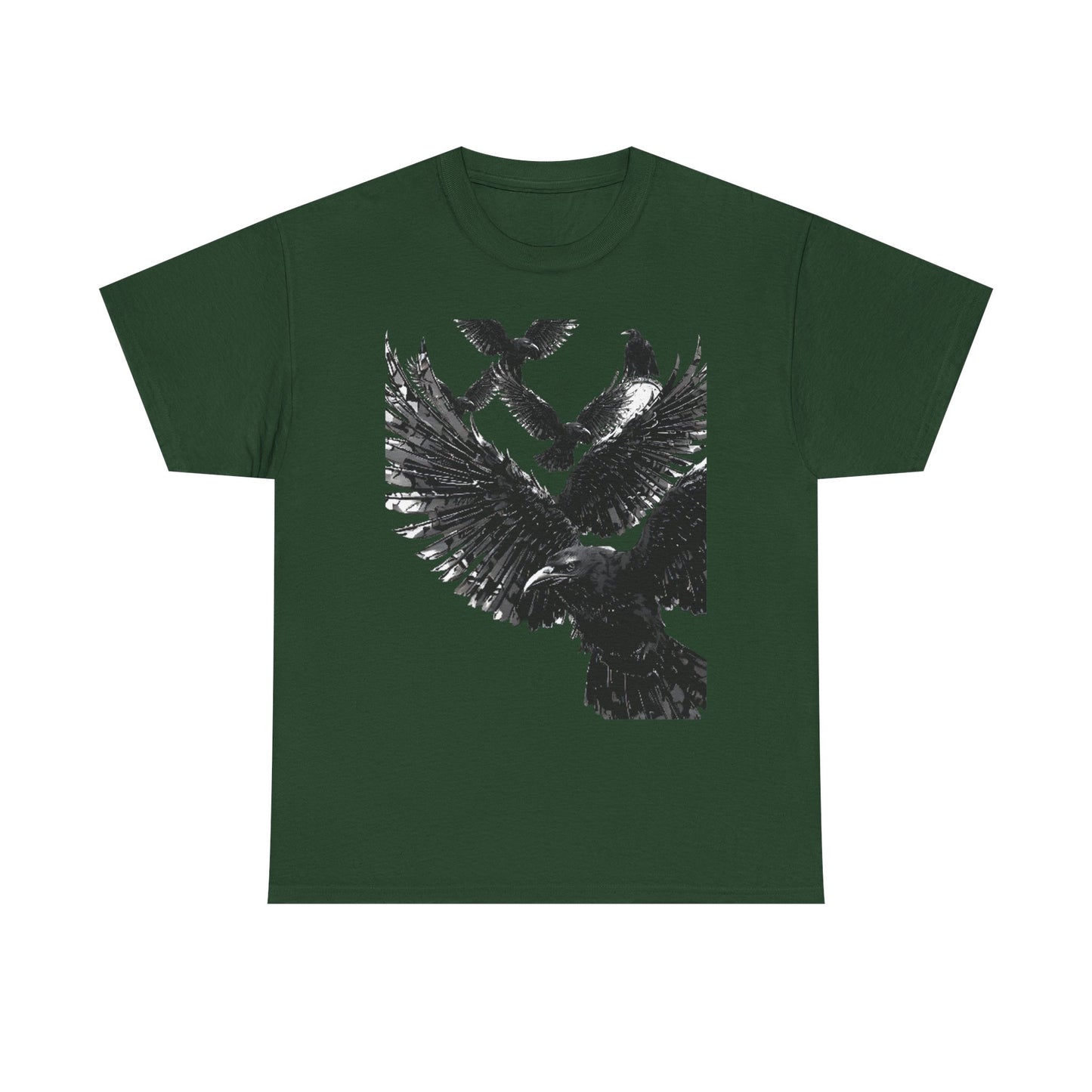 Gothic Raven Crow Graphic Tee