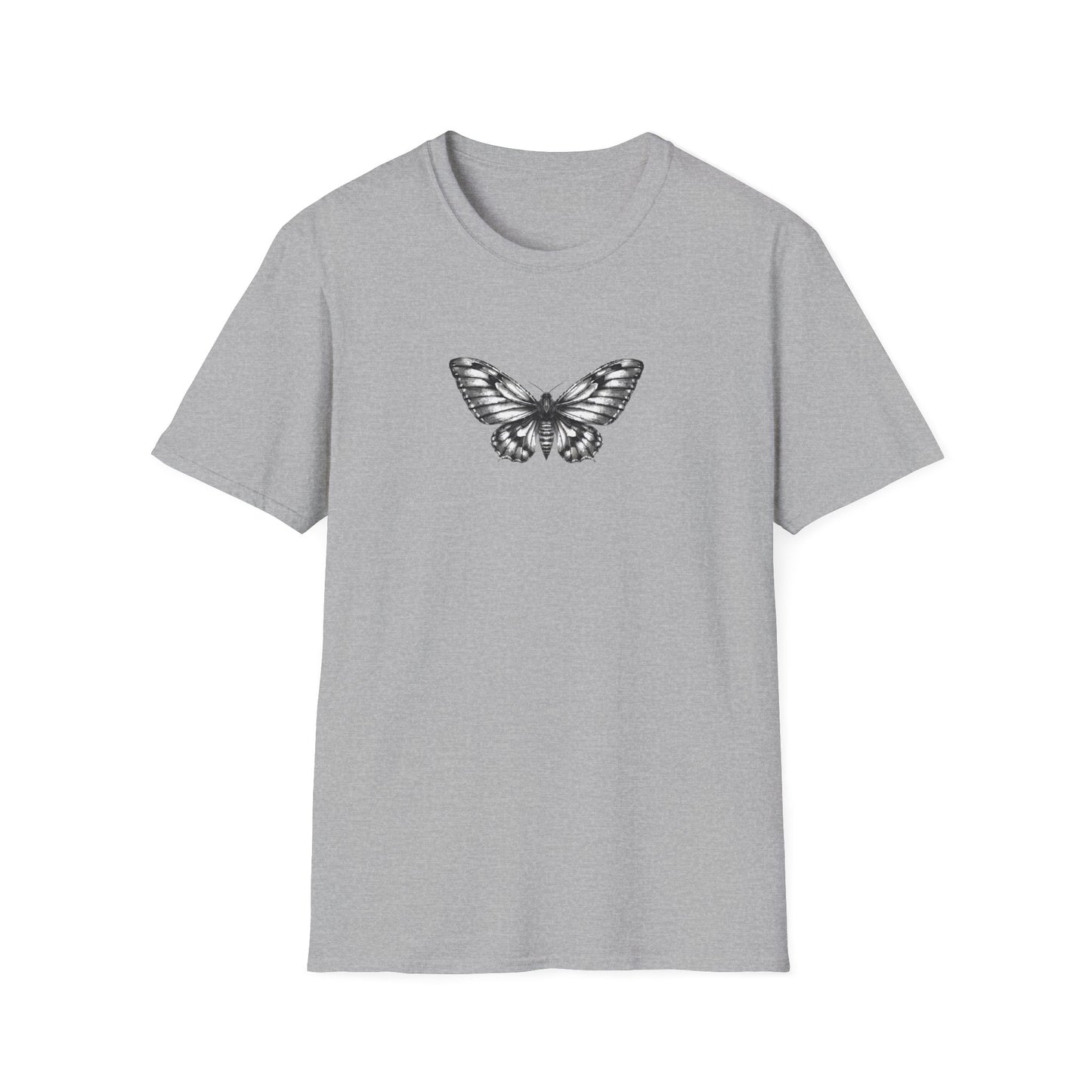 Gothic Y2k Moth Unisex Softstyle T-Shirt