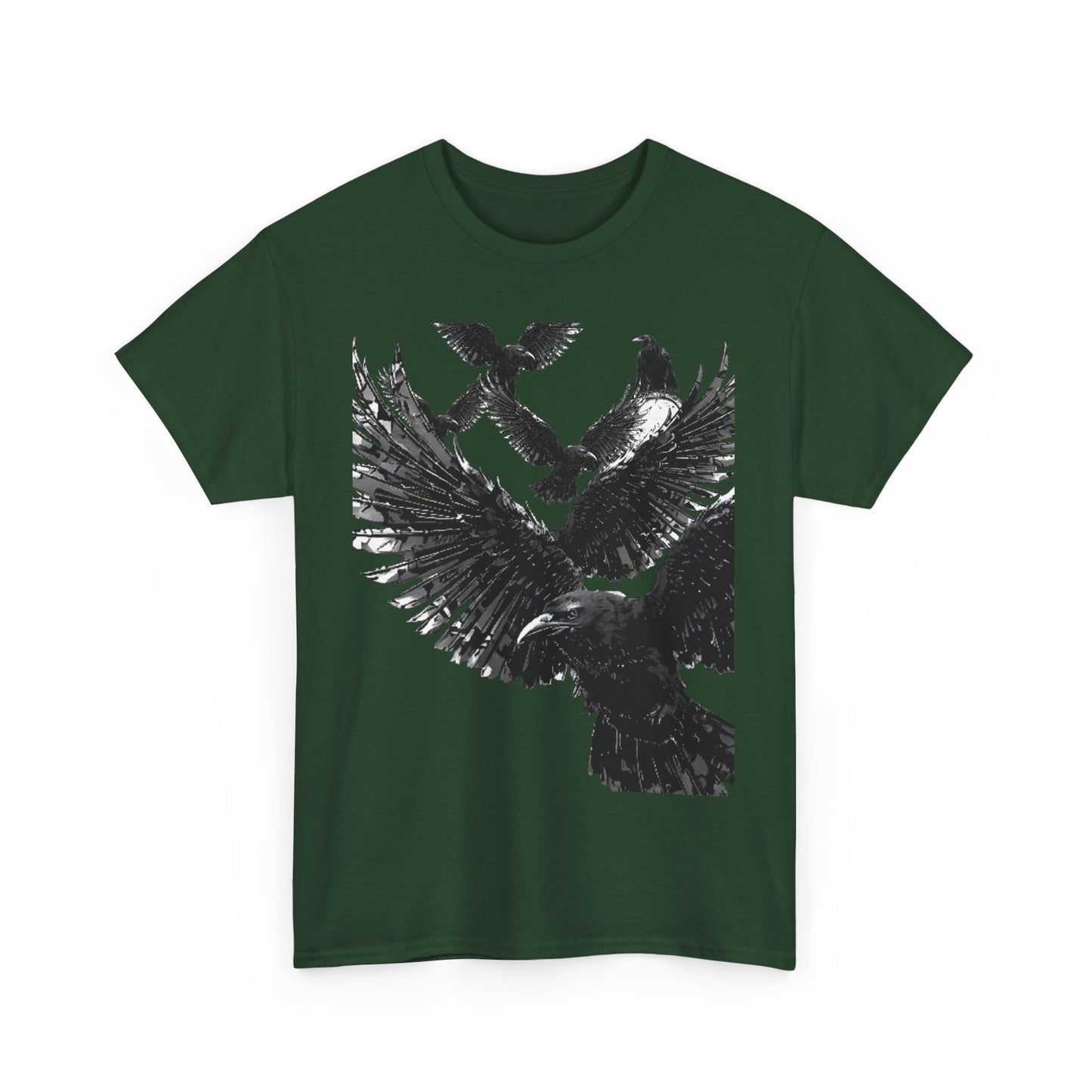Gothic Raven Crow Graphic Tee