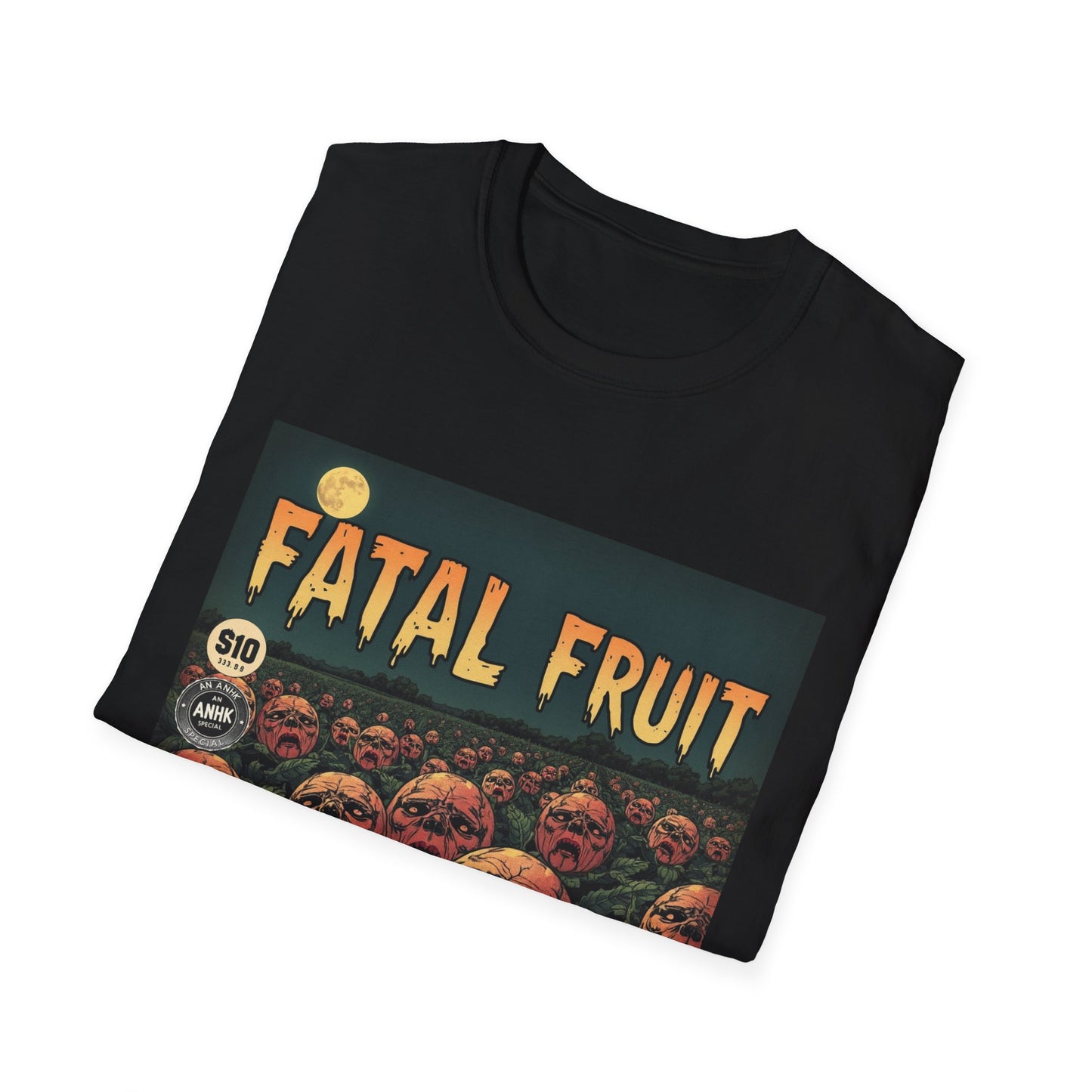 Vintage Comic Cover 'Fatal Fruit' Unisex Softstyle T-Shirt