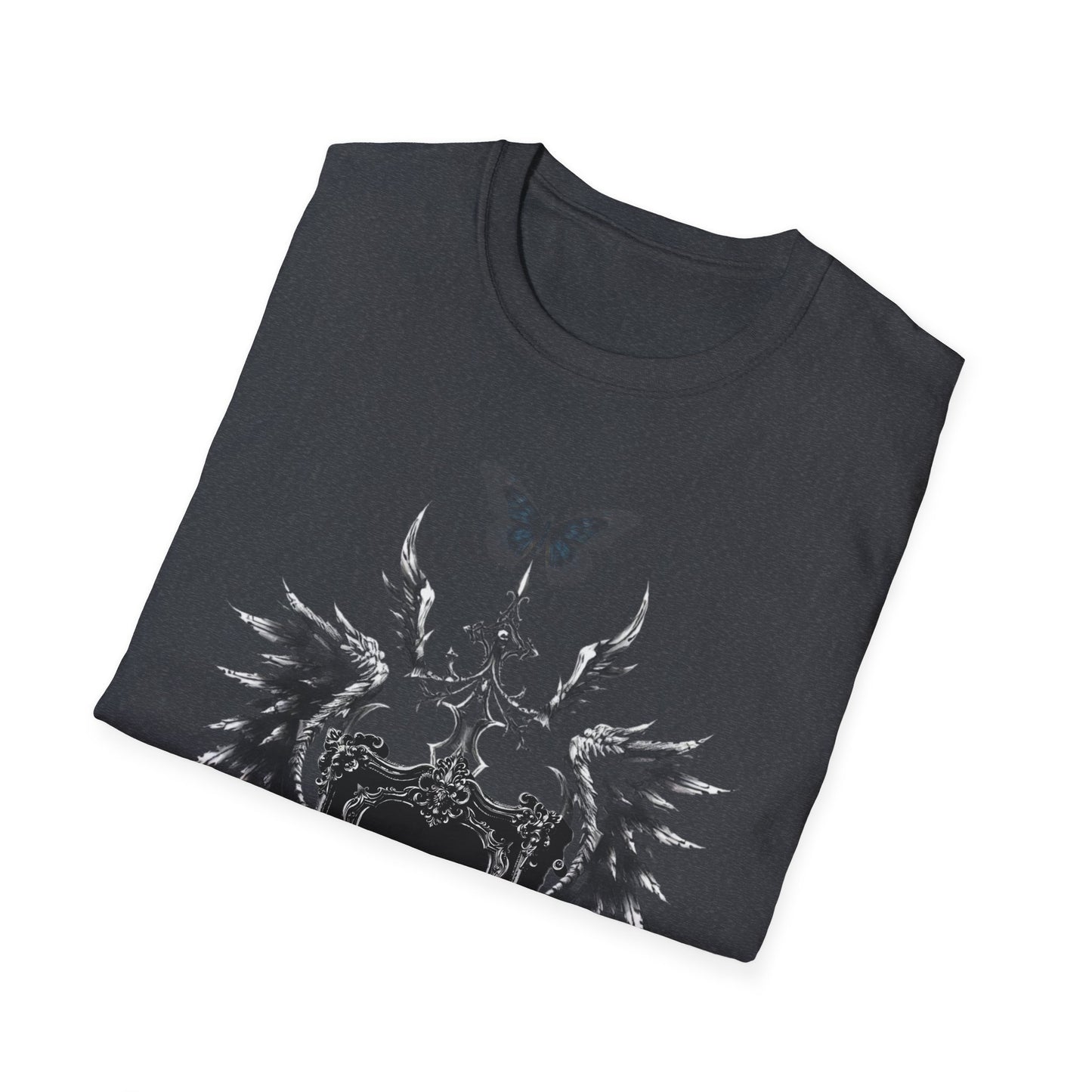 Gothic Angel Wings T-Shirt, Unisex Graphic Tee