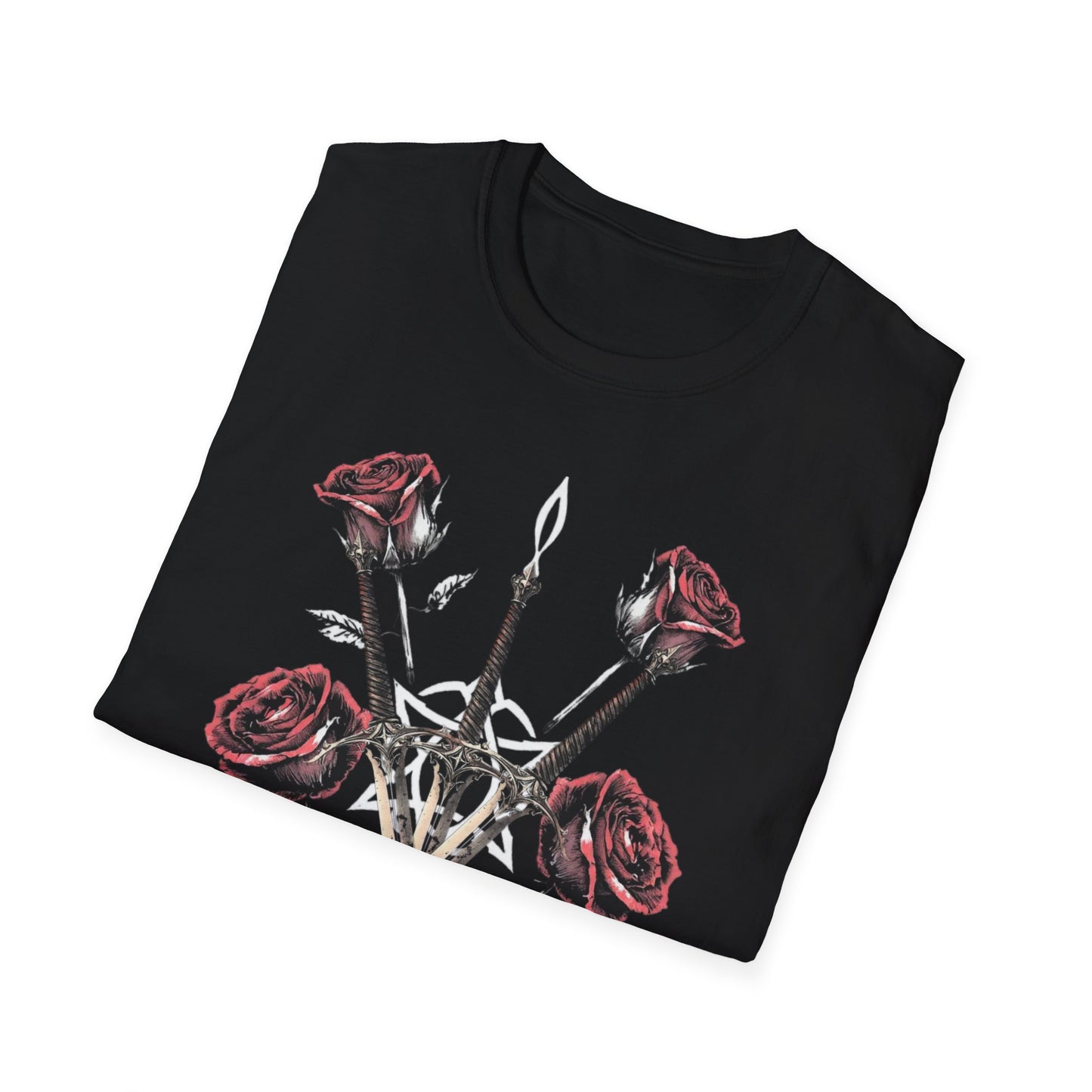 Gothic Y2k Rose & Sword Unisex T-Shirt