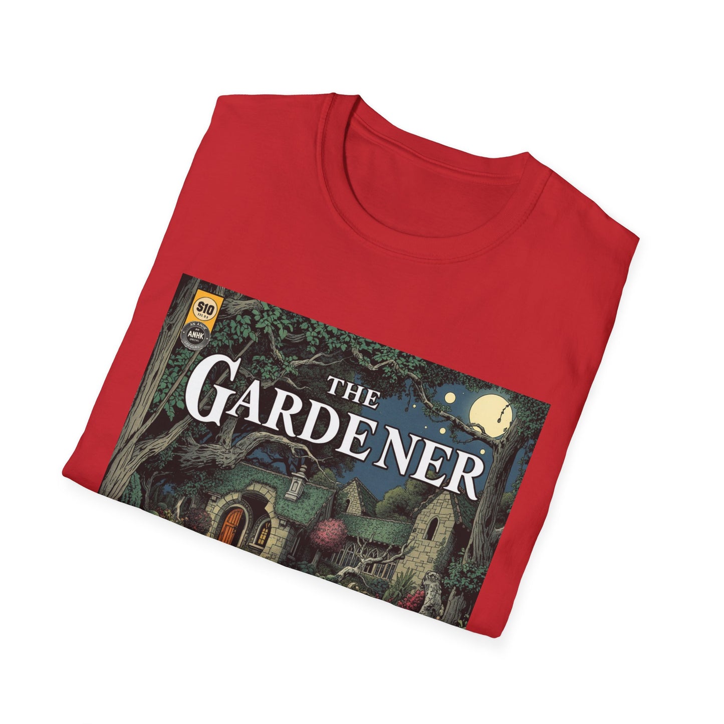 Vintage Comic Cover 'The Gardener' Unisex Softstyle T-Shirt