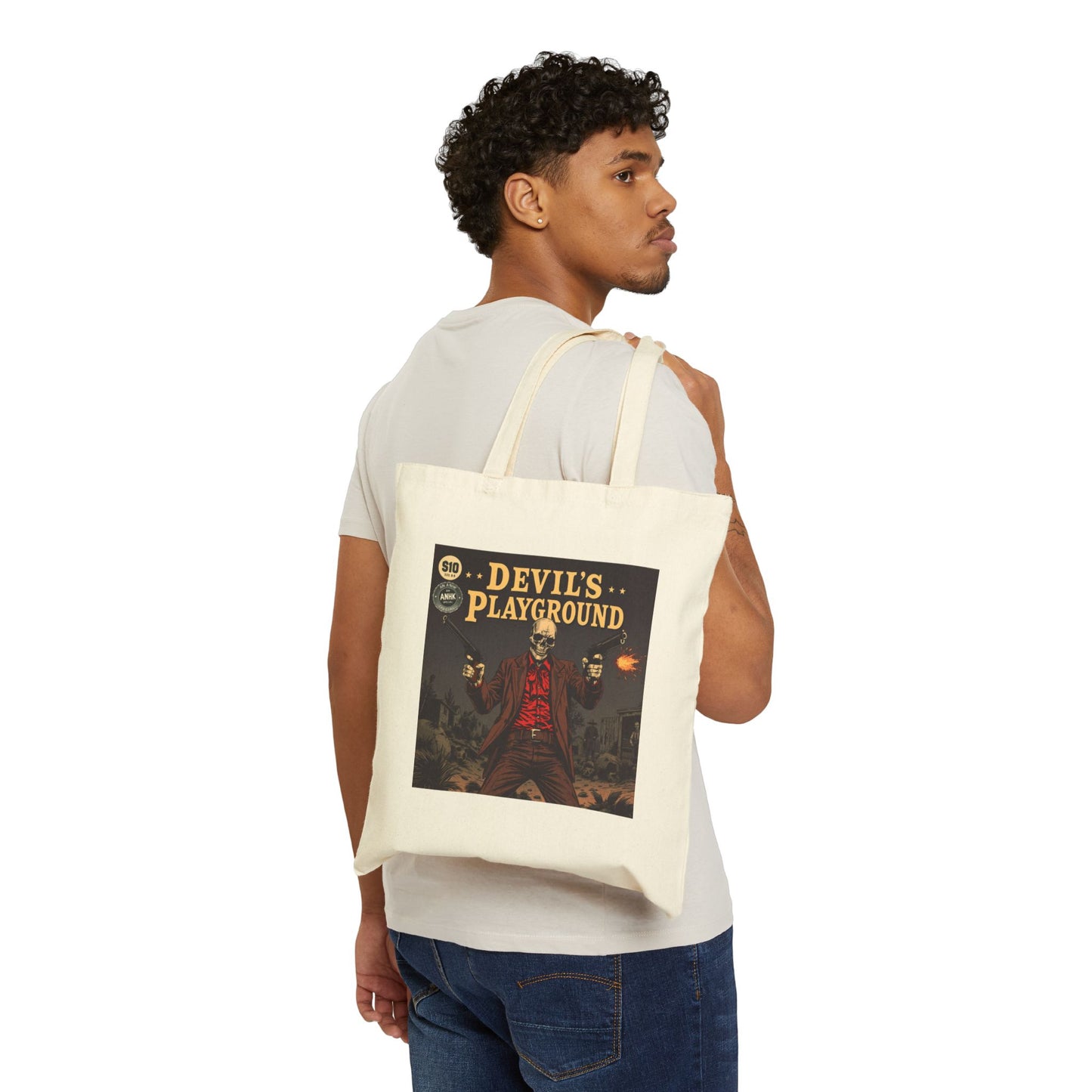 Canvas Tote Bag Dark Fantasy Devil's Playground Tote Bag
