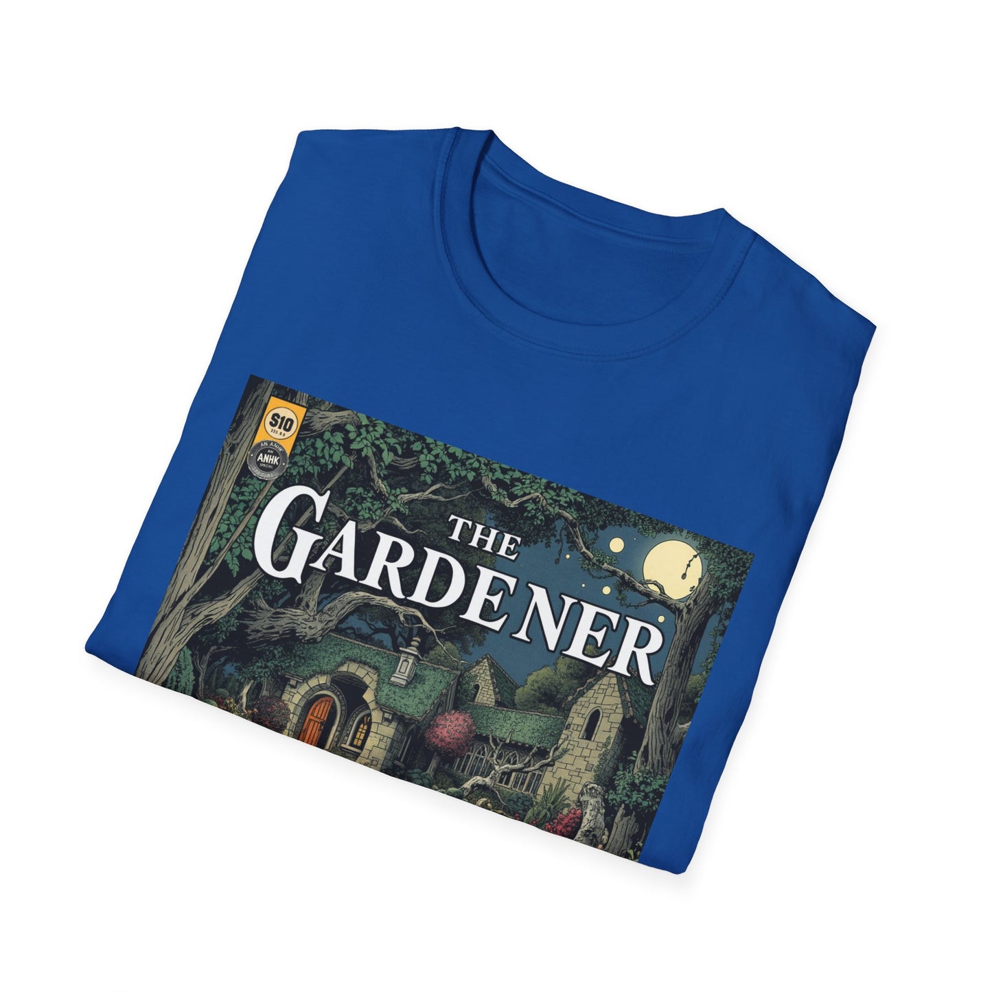 Vintage Comic Cover 'The Gardener' Unisex Softstyle T-Shirt