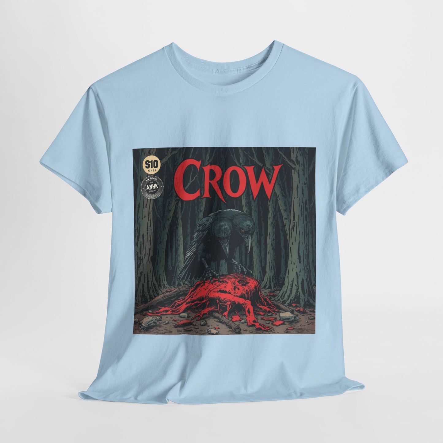 Vintage Comic Cover Crow Graphic Tee