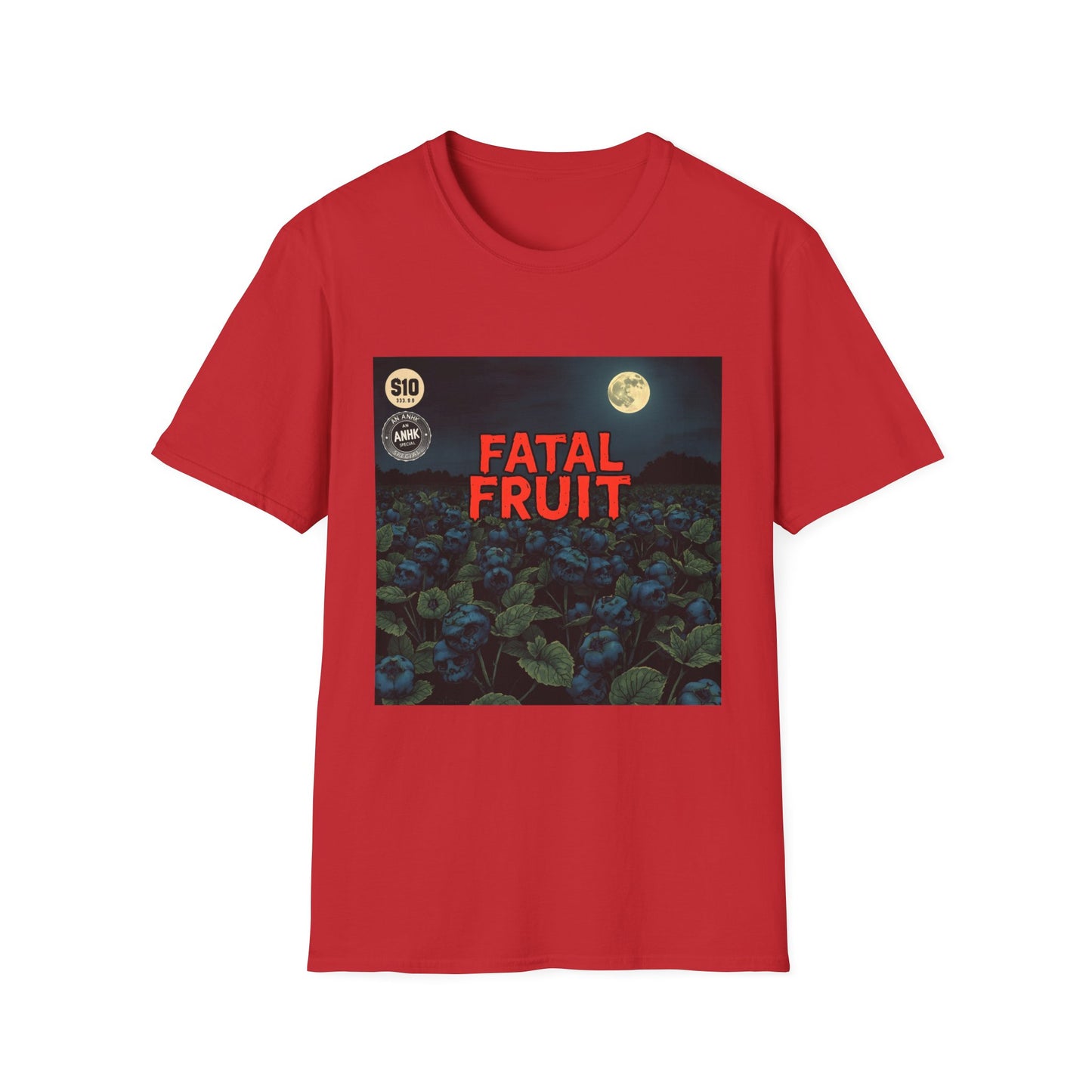 Vintage Comic Cover 'Fatal Fruit' Unisex Softstyle T-Shirt