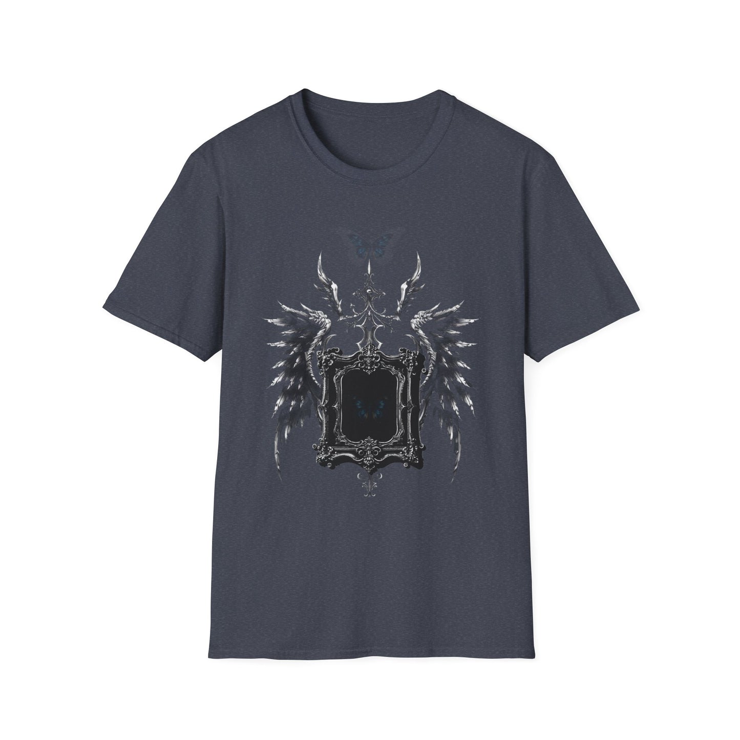 Gothic Angel Wings T-Shirt, Unisex Graphic Tee