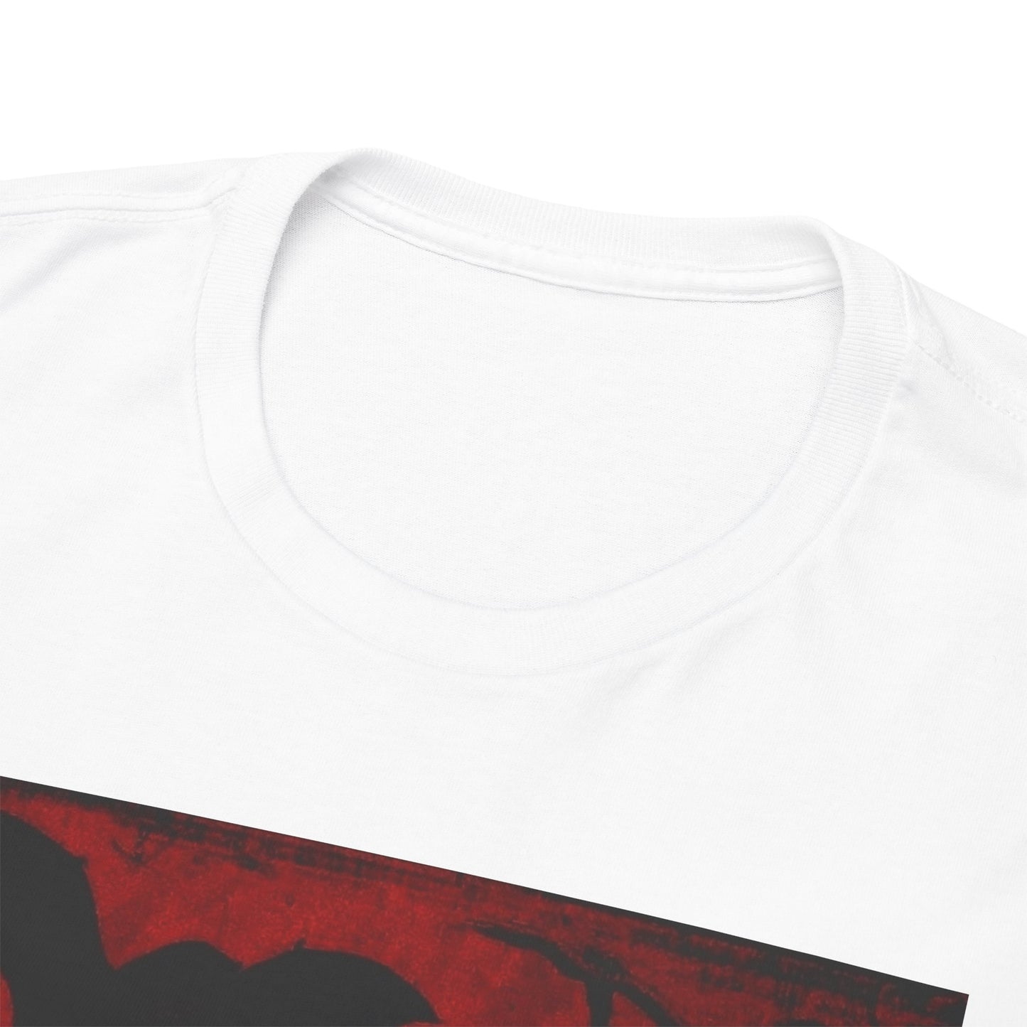 Moody Tee Gothic Bat Print Unisex Heavy Cotton Tee