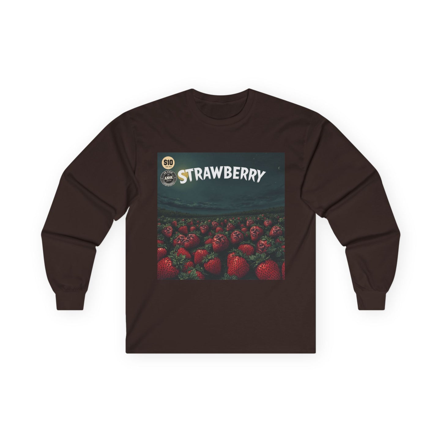 Vintage Comic Cover Fatal Strawberry Fields Unisex Ultra Cotton Long Sleeve Tee