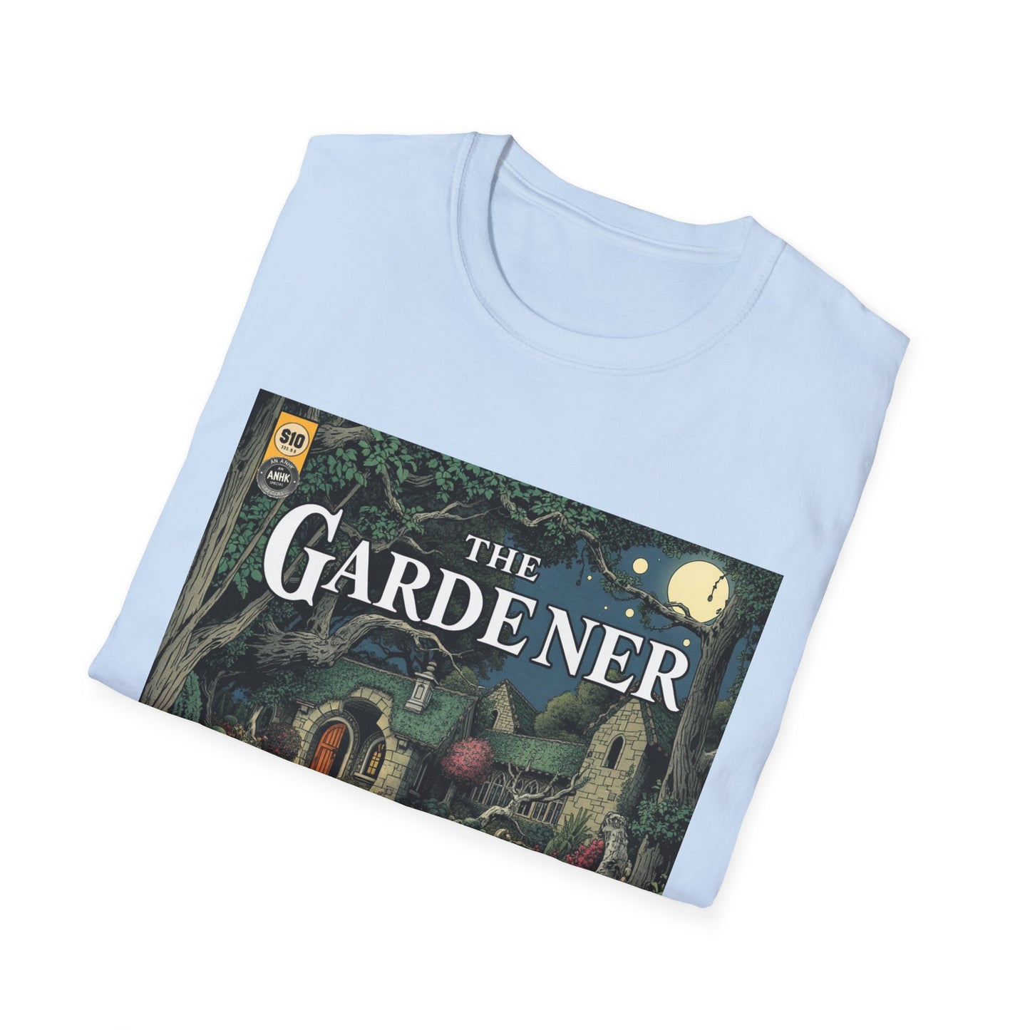 Vintage Comic Cover 'The Gardener' Unisex Softstyle T-Shirt