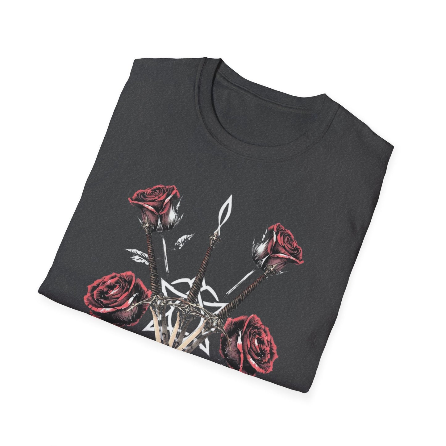 Gothic Y2k Rose & Sword Unisex T-Shirt