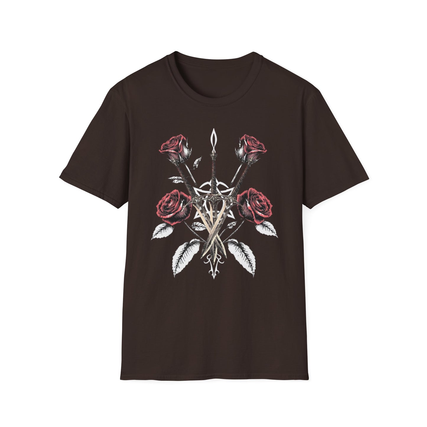 Gothic Y2k Rose & Sword Unisex T-Shirt