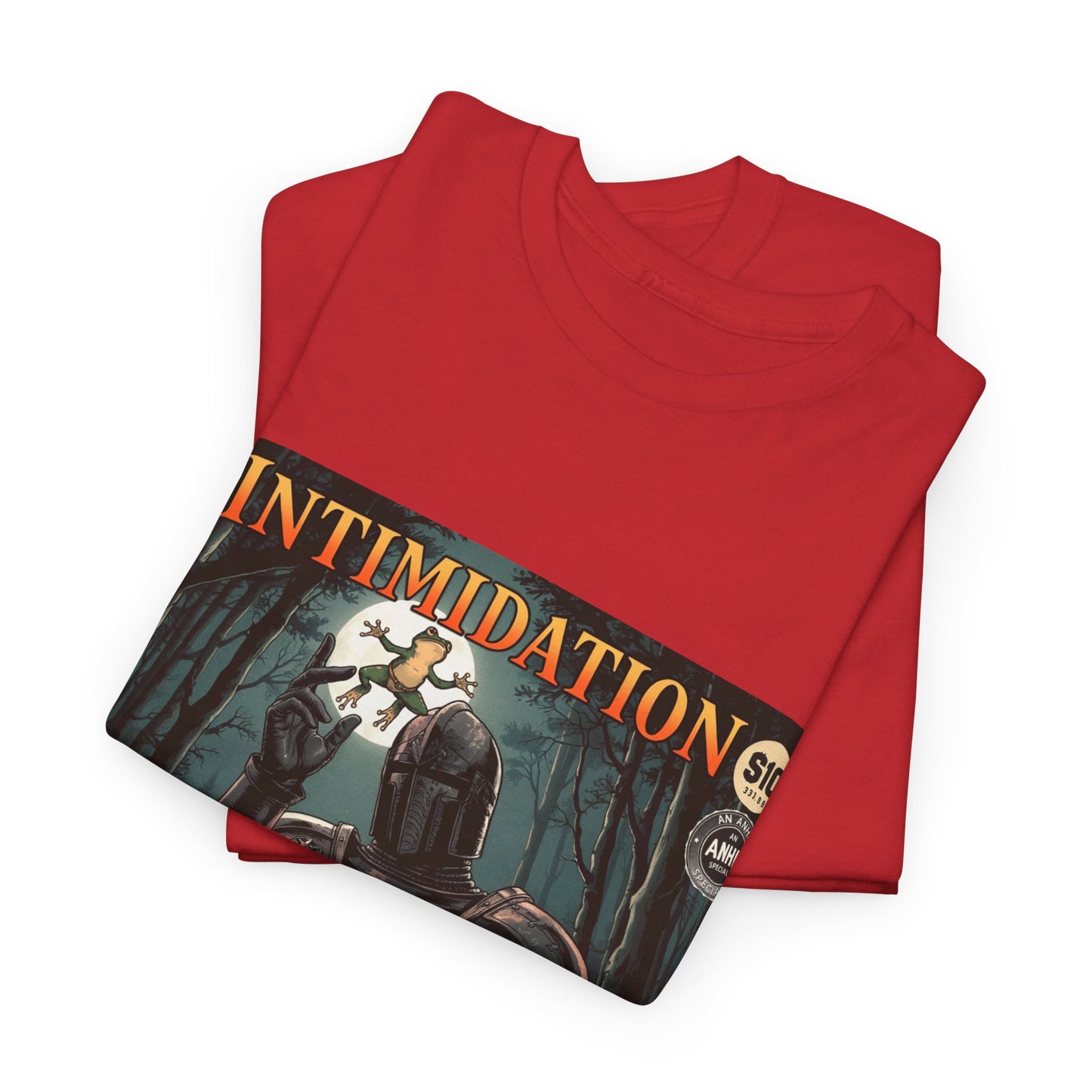 Vintage Comic Cover Intimidation Unisex Heavy Cotton Tee