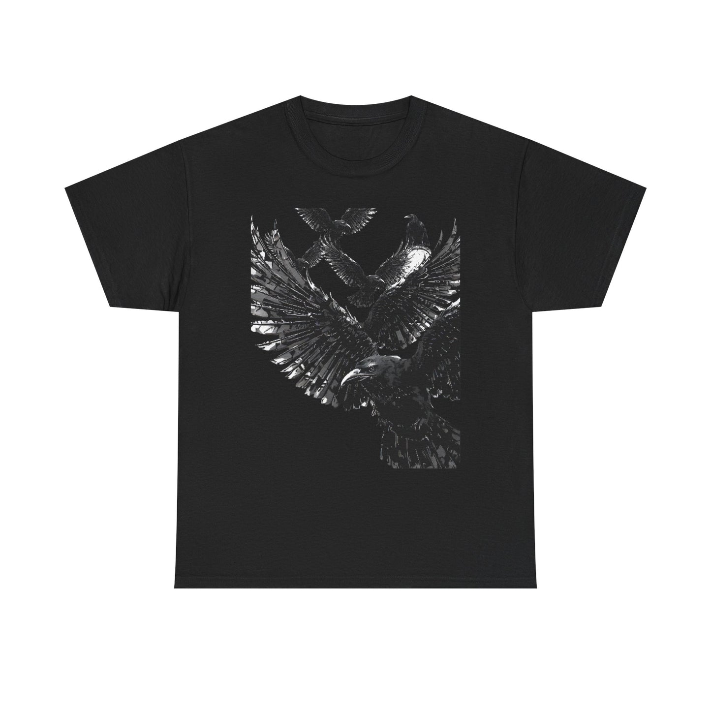 Gothic Raven Crow Graphic Tee