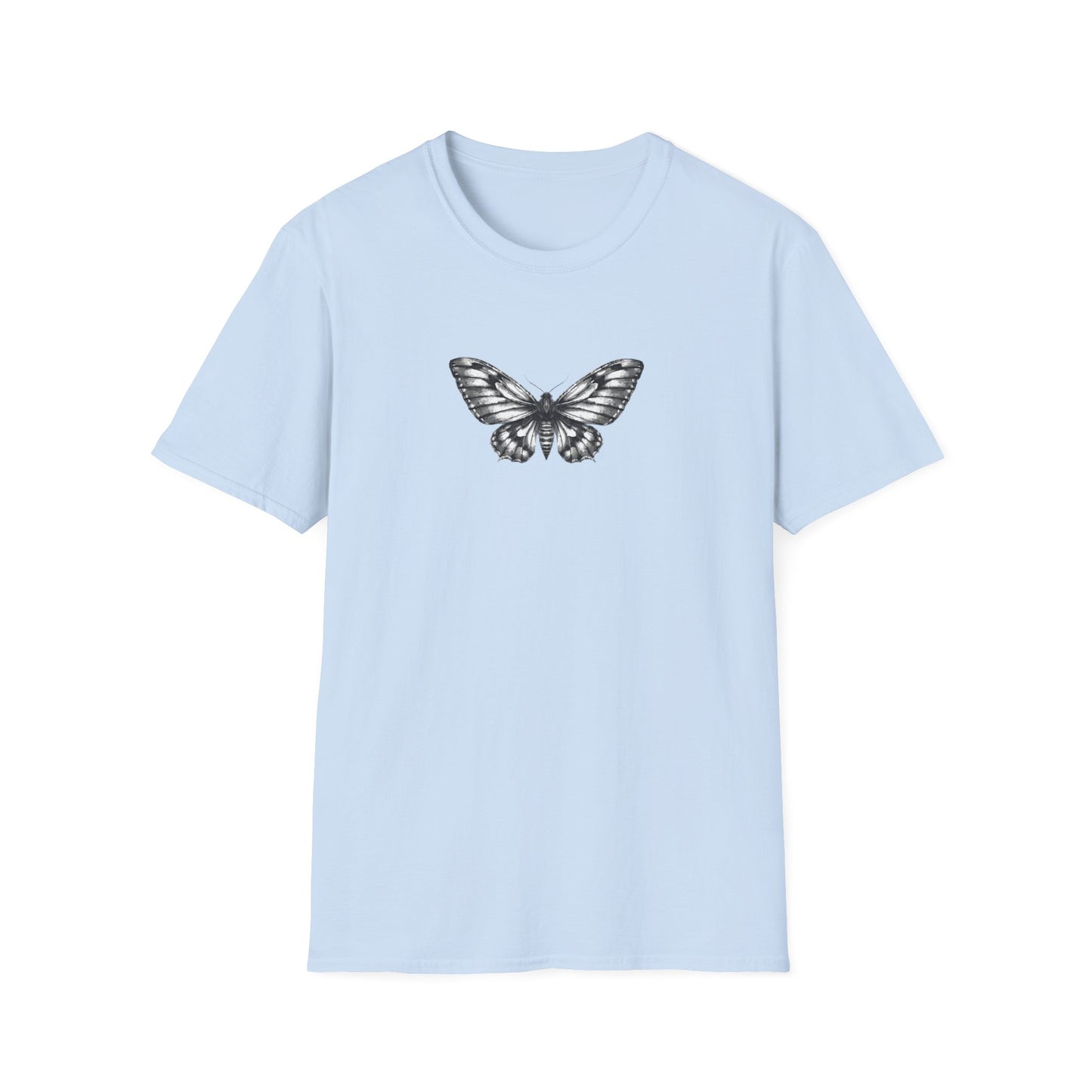 Gothic Y2k Moth Unisex Softstyle T-Shirt