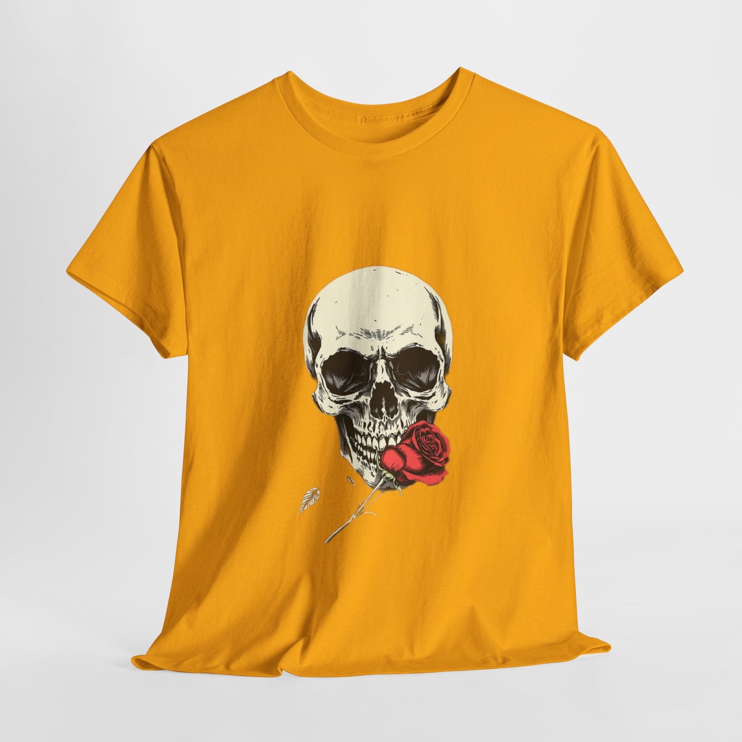 Gothic Y2k Skull Rose Unisex Tee