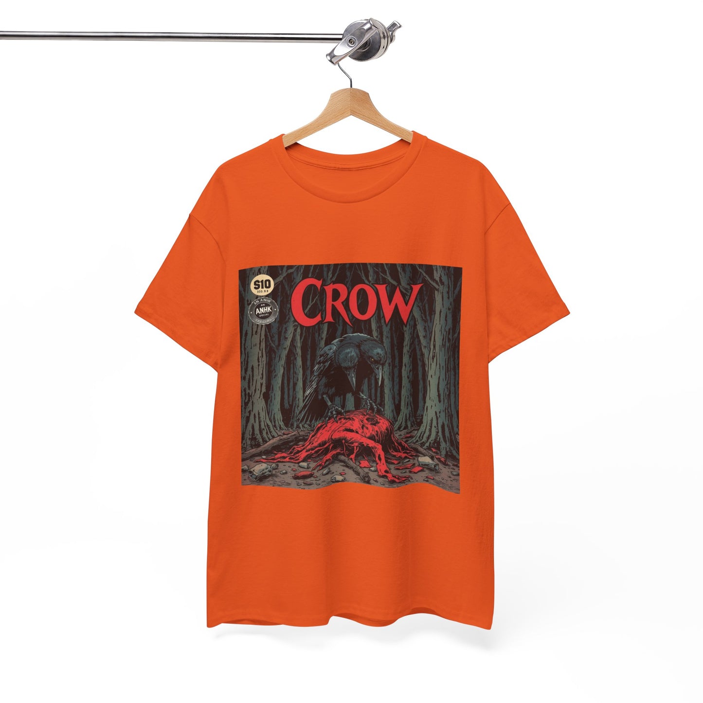Vintage Comic Cover Crow Graphic Tee