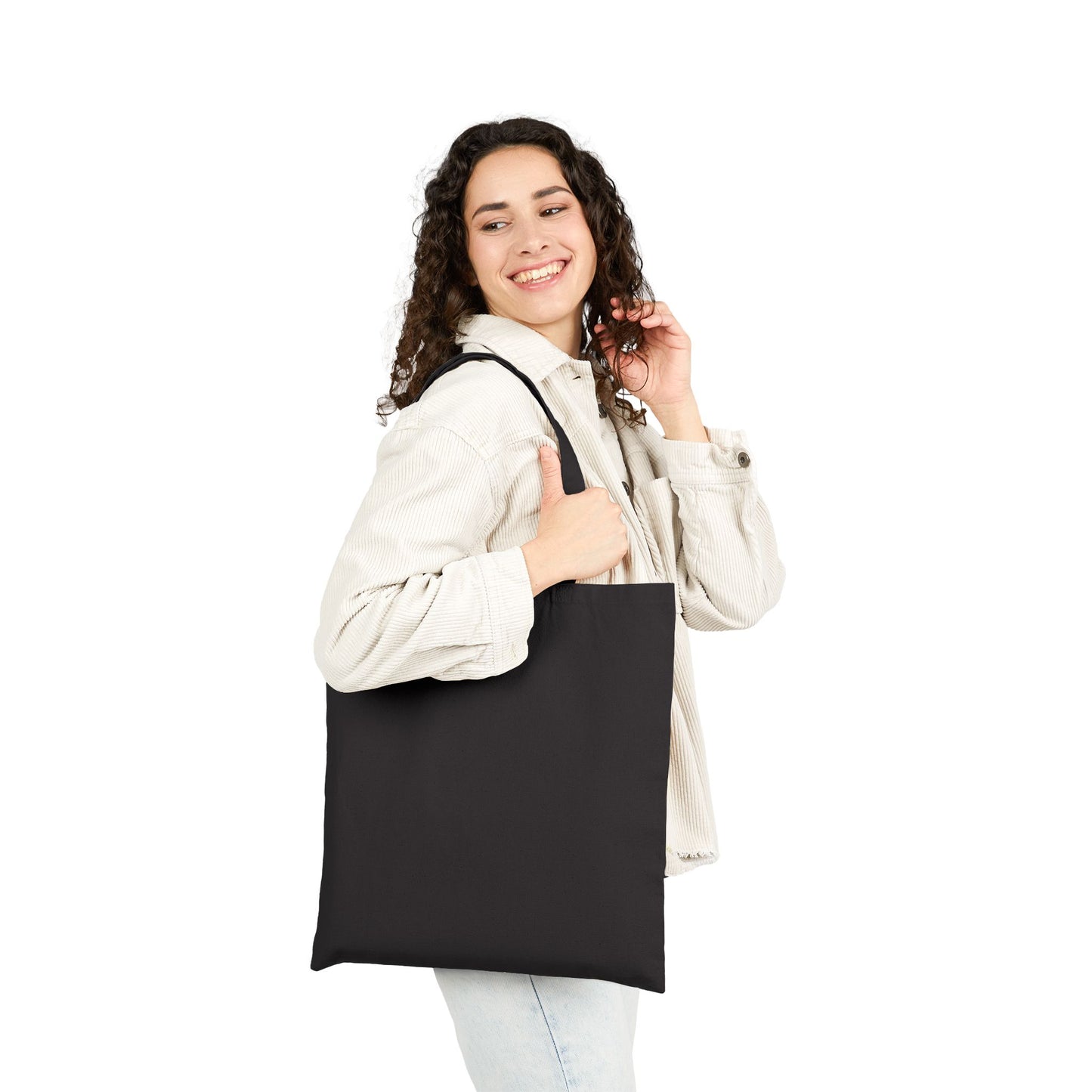 Multidimensional Rose SCP Cotton Canvas Tote Bag