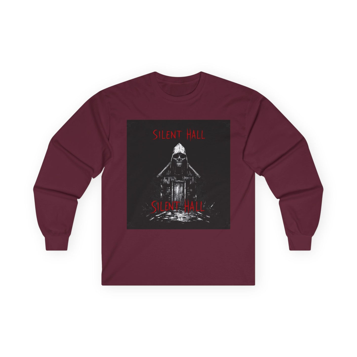 Gothic Y2k Silent Hall Unisex Long Sleeve Tee