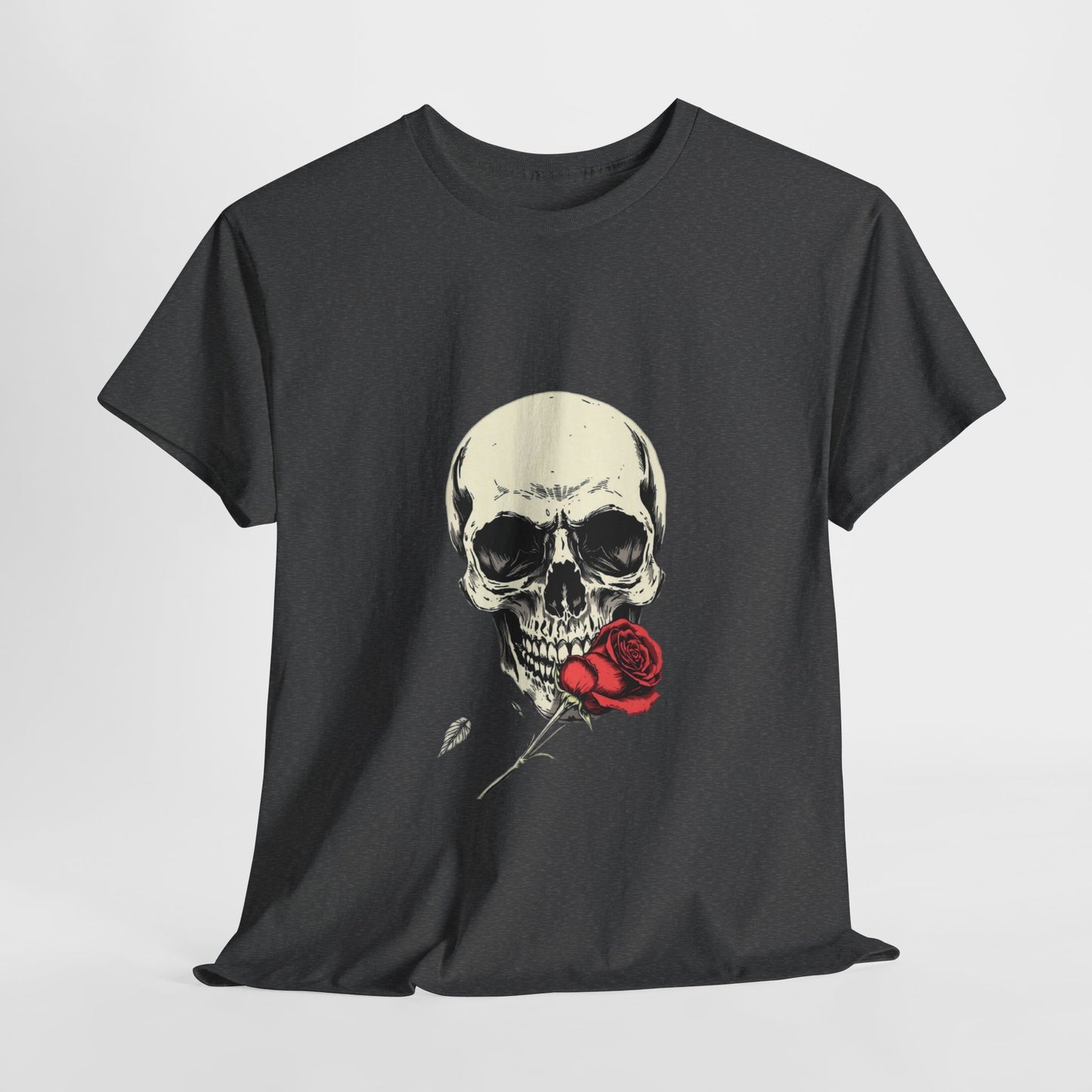 Gothic Y2k Skull Rose Unisex Tee