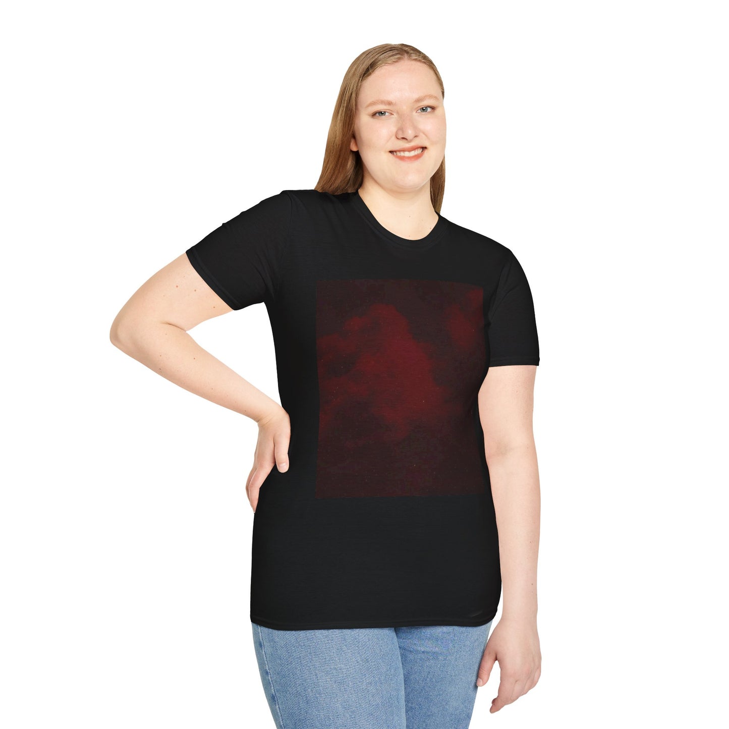 Cloud Series Unisex Softstyle T-Shirt with Abstract Design