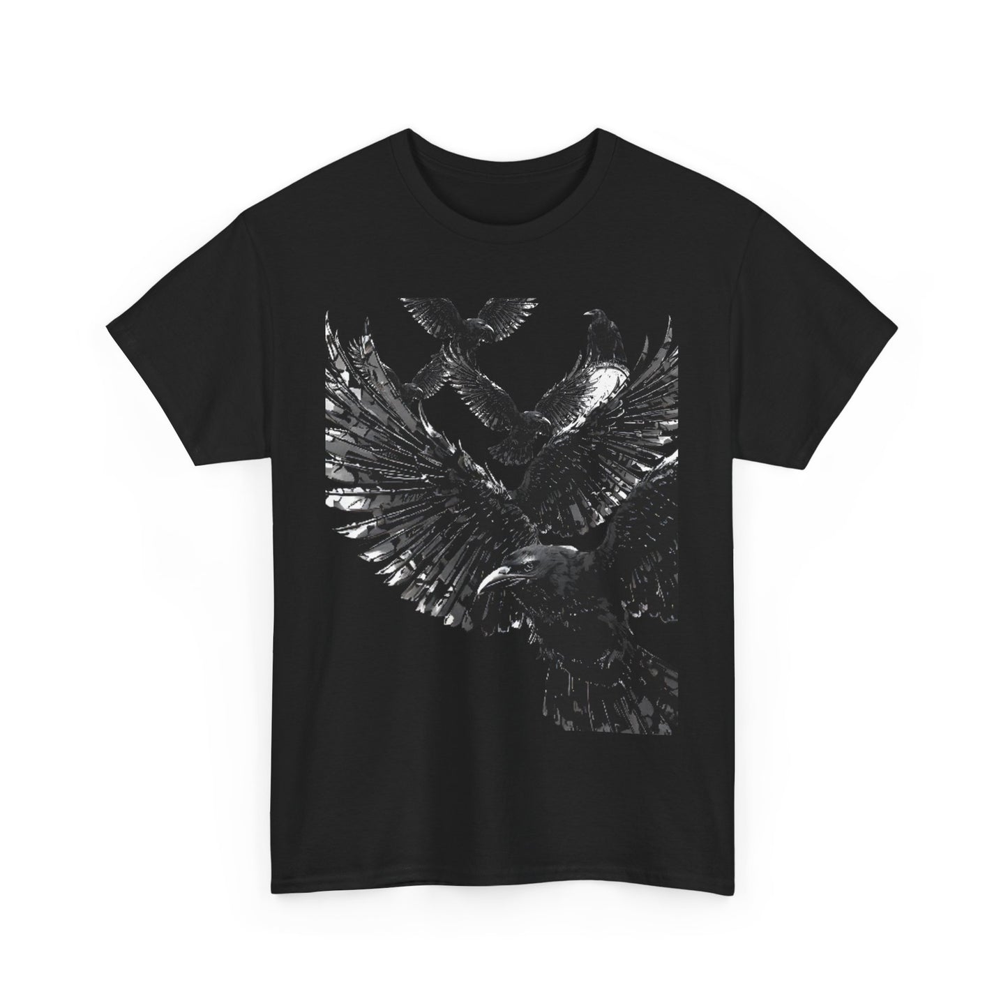 Gothic Raven Crow Graphic Tee