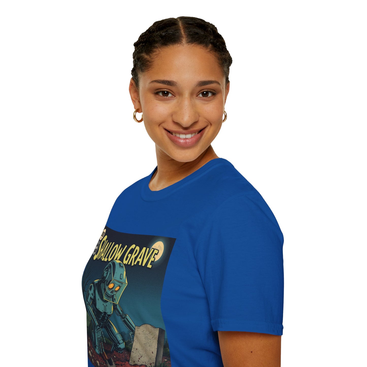 Vintage Comic Cover Shallow Grave Graphic T-Shirt